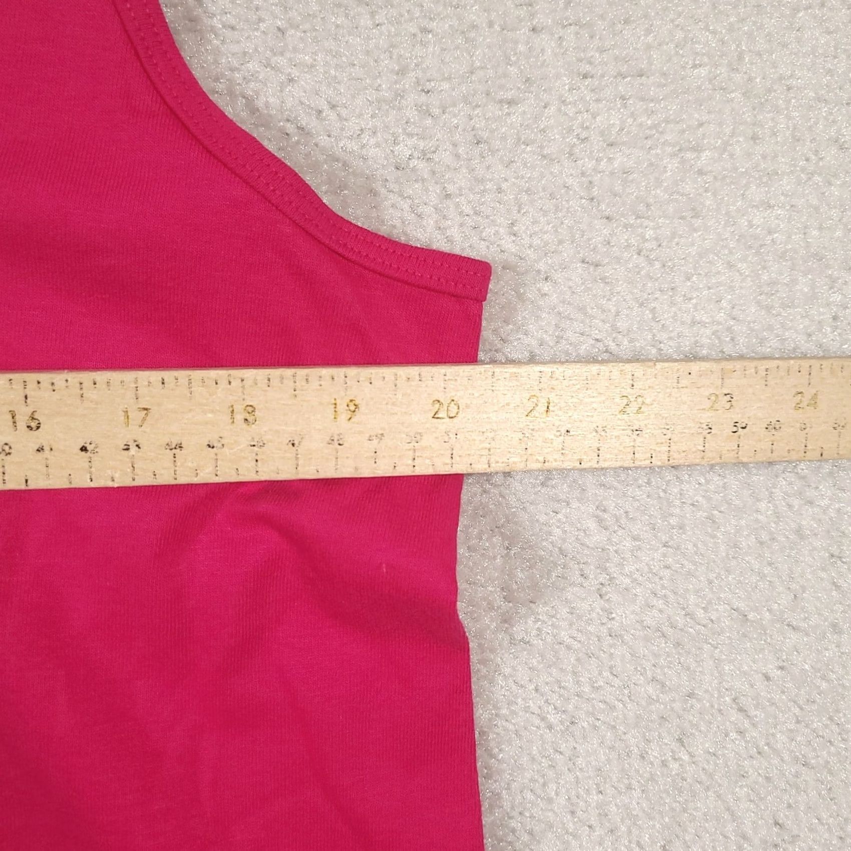 Fruit Of The Loom VINTAGE Fruit of the Loom Pink Blank Tank Top Womens Large 100% Cotton USA Tank Top 80s 90s Vintage Shirt Womens Size L / US 10 / IT 46 - 4 Thumbnail
