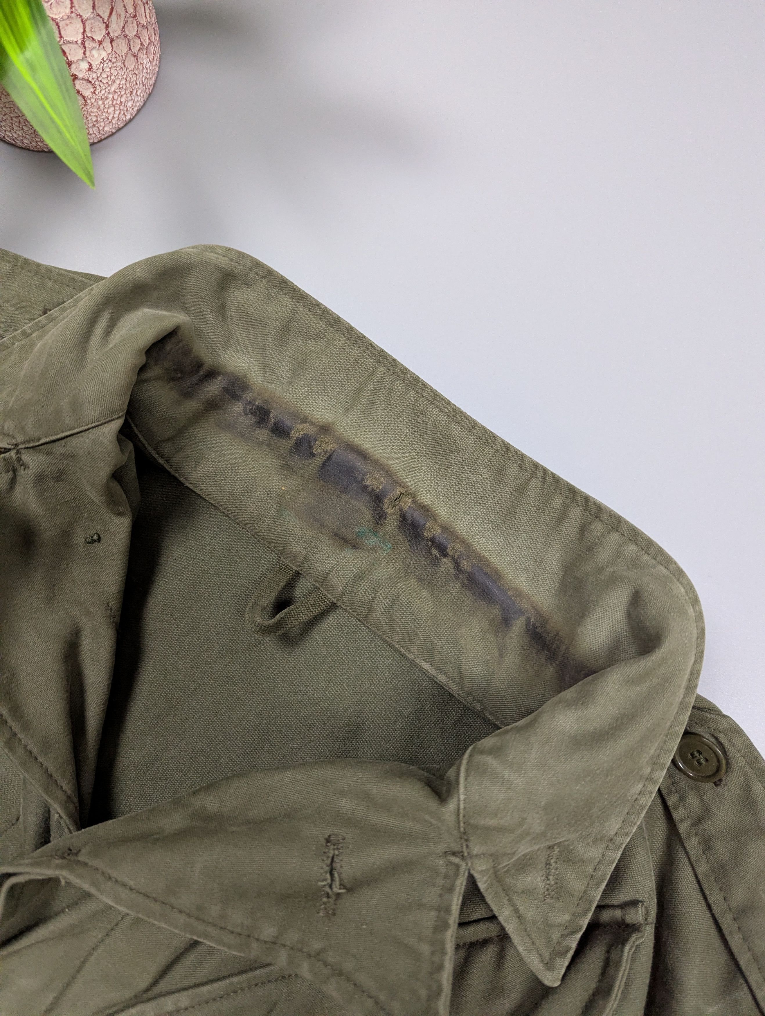 Vintage 1980s Dutch Army Field Jacket Military Cotton Utility Coat Size US M / EU 48-50 / 2 - 9 Thumbnail
