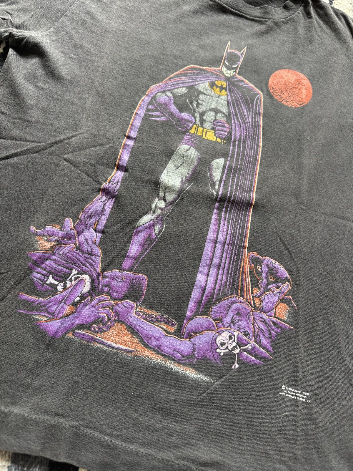 DC Comics Vintage 1988 Batman DC Comics Superhero T-Shirt M Size US M / EU 48-50 / 2 - 2 Thumbnail