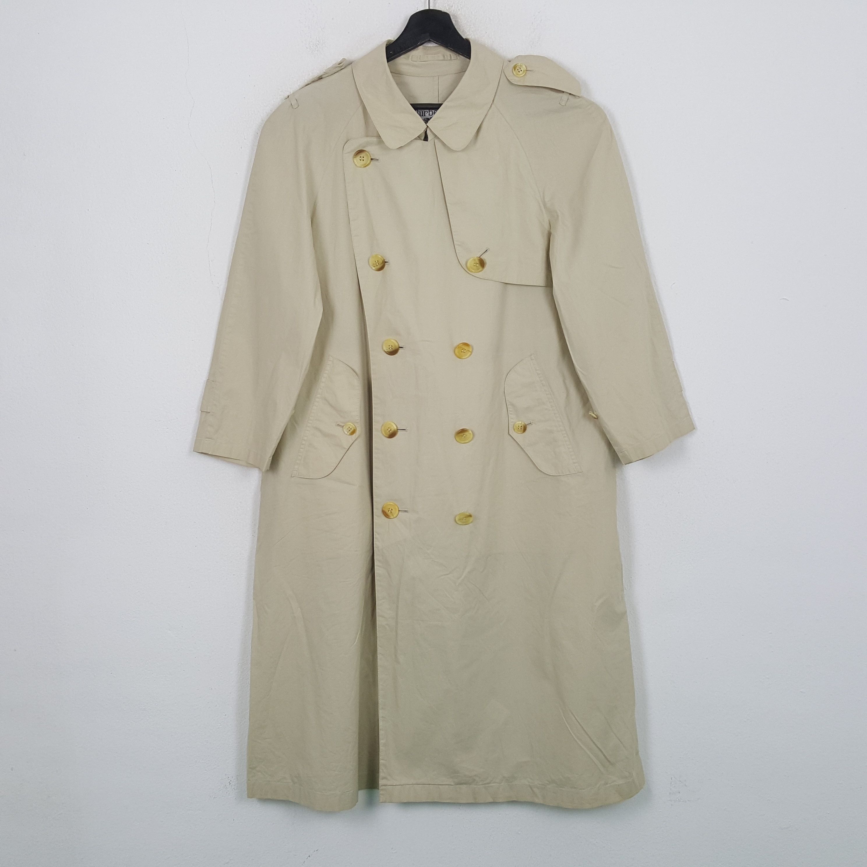 Burberry Burberrys Fashion Brand Trench Jacket RR29 Size S / US 4 / IT 40 - 1 Thumbnail