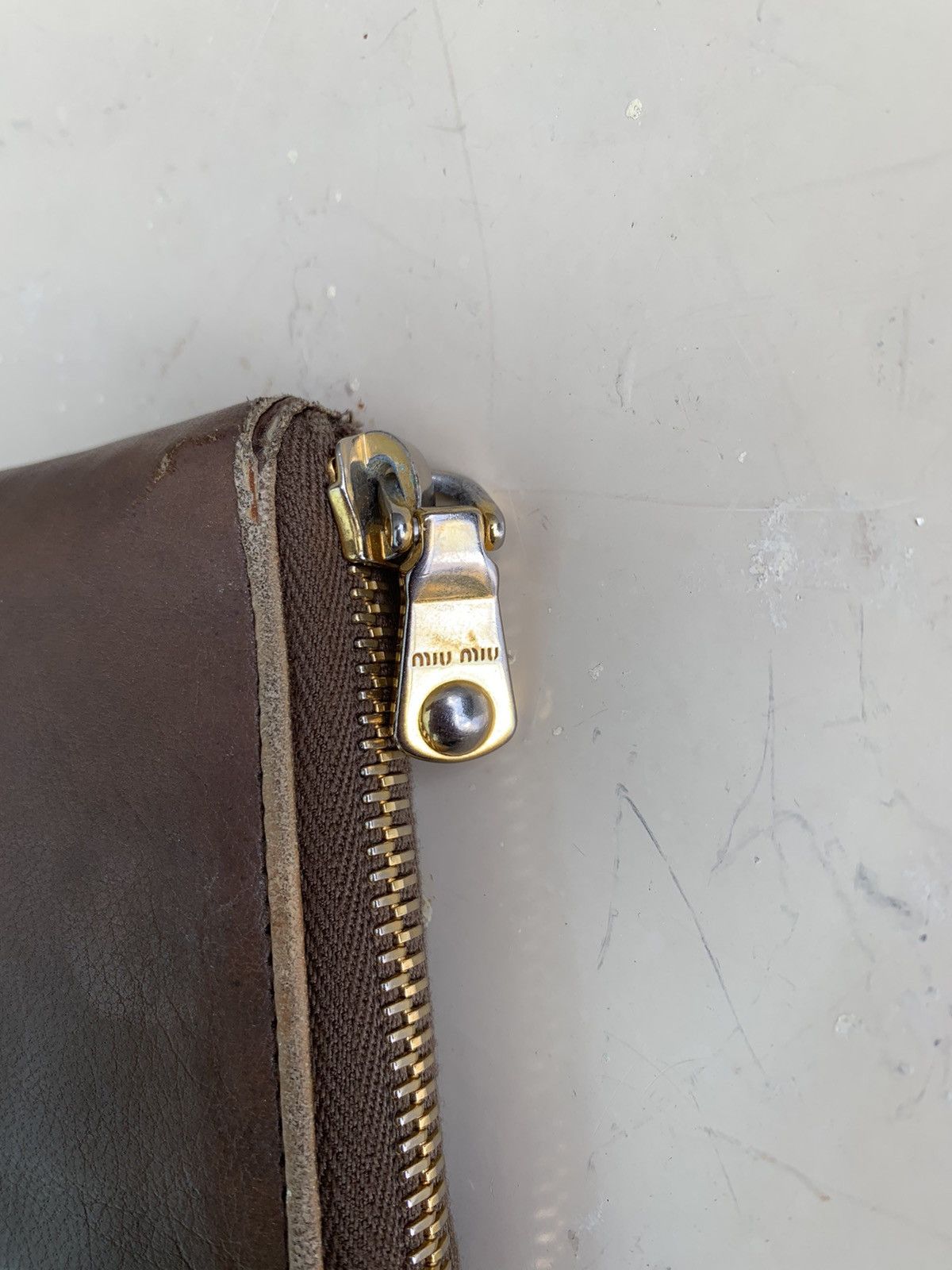 Miu Miu Wrap Around Zip Wallet Size ONE SIZE - 6 Thumbnail