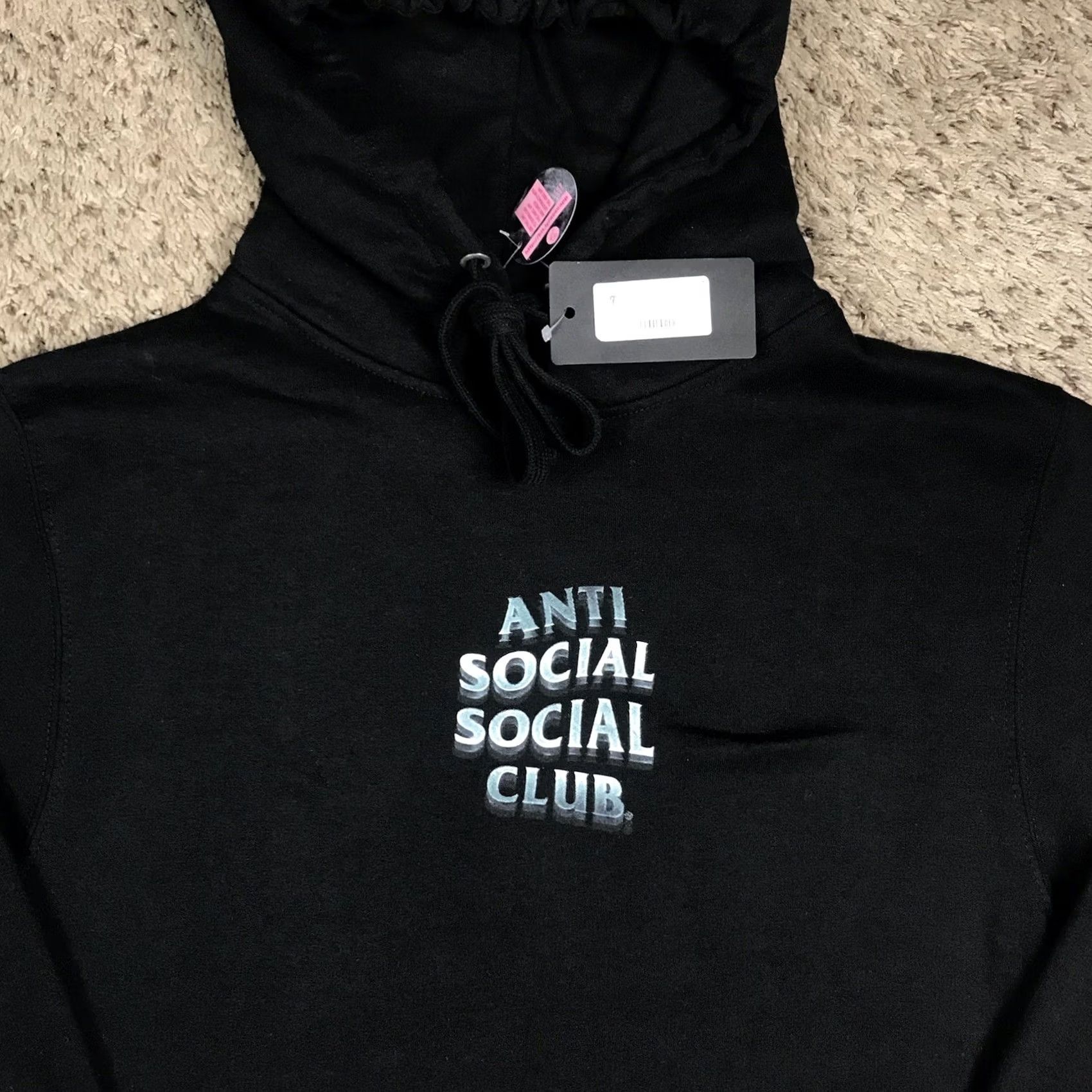 Anti Social Social Club VINTAGE Anti Social Social Club ASSC Metal Steel Logo 747K Black Hoodie Adult Small Size US S / EU 44-46 / 1 - 4 Thumbnail