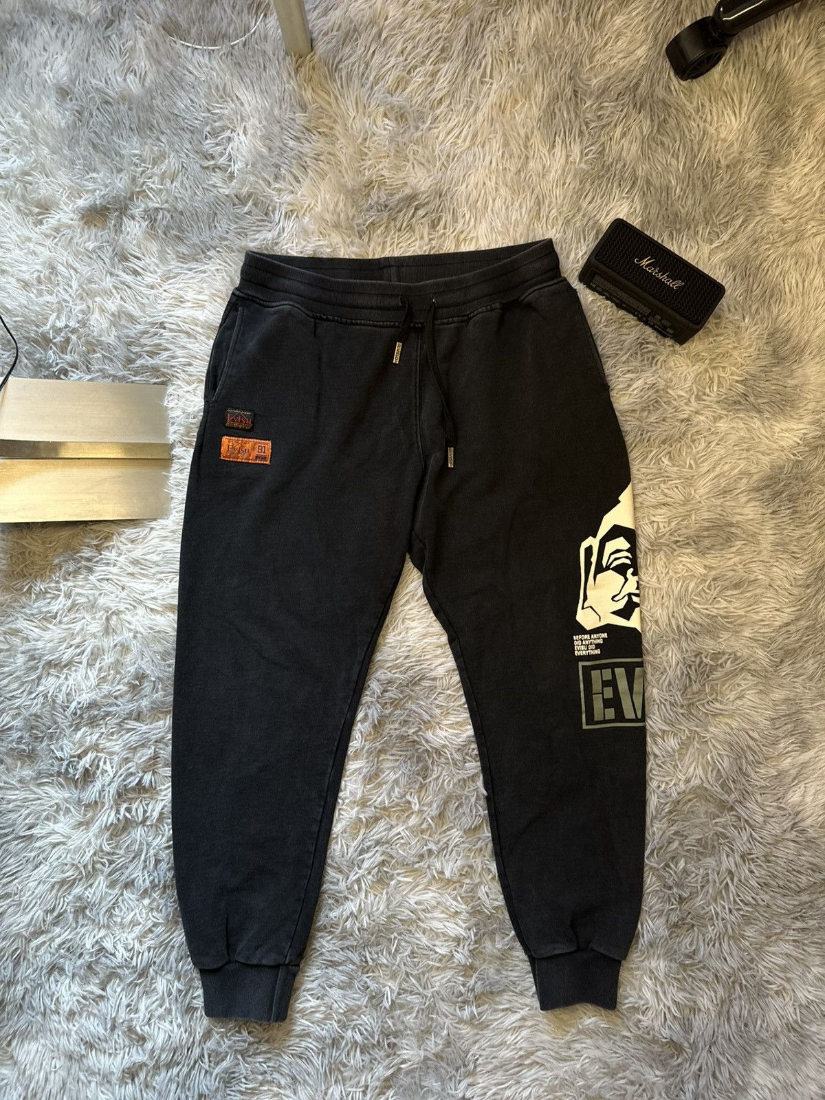 Evisu sweatpants Evisu Big logo Size US 32 / EU 48 - 1 Thumbnail