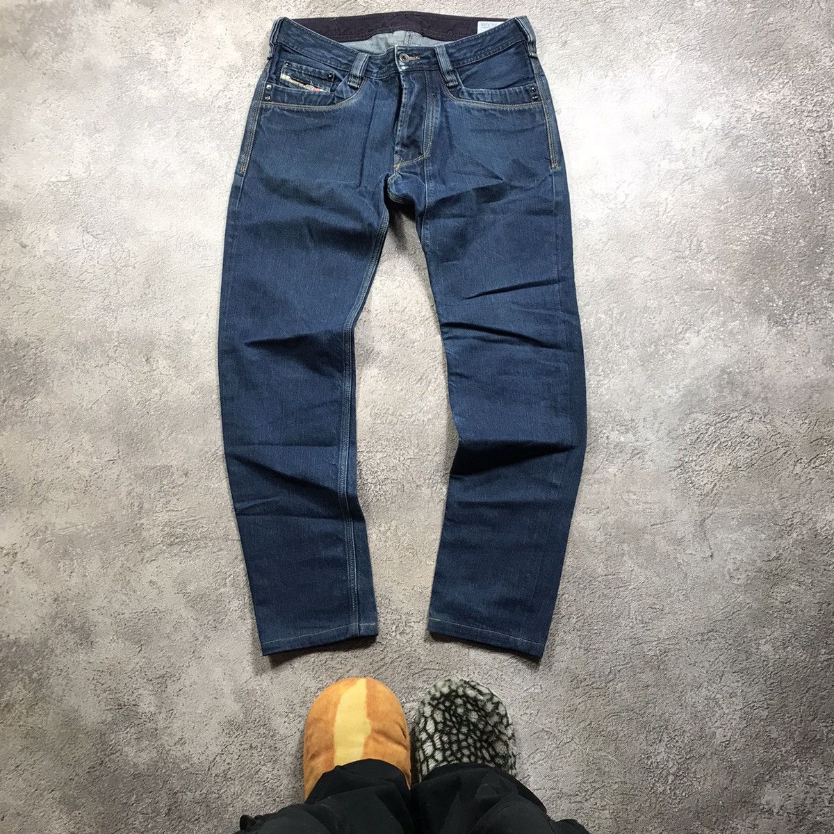 Vintage Vintage Y2K Diesel Baggy Low Rise Distressed Jeans W31 Logo Size US 31 - 2 Thumbnail