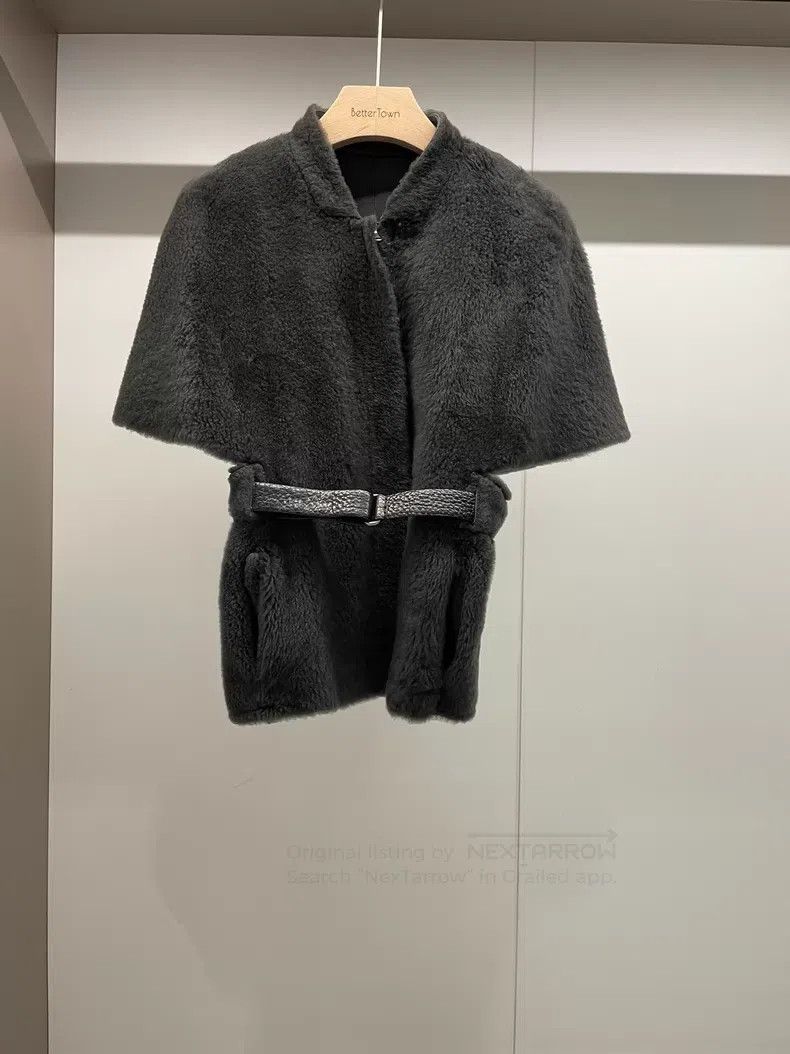Brunello Cucinelli Brunello Cucinelli Grey-Green Two-Sided Wear Sheepskin Coa Size XS / US 0-2 / IT 36-38 - 3 Thumbnail