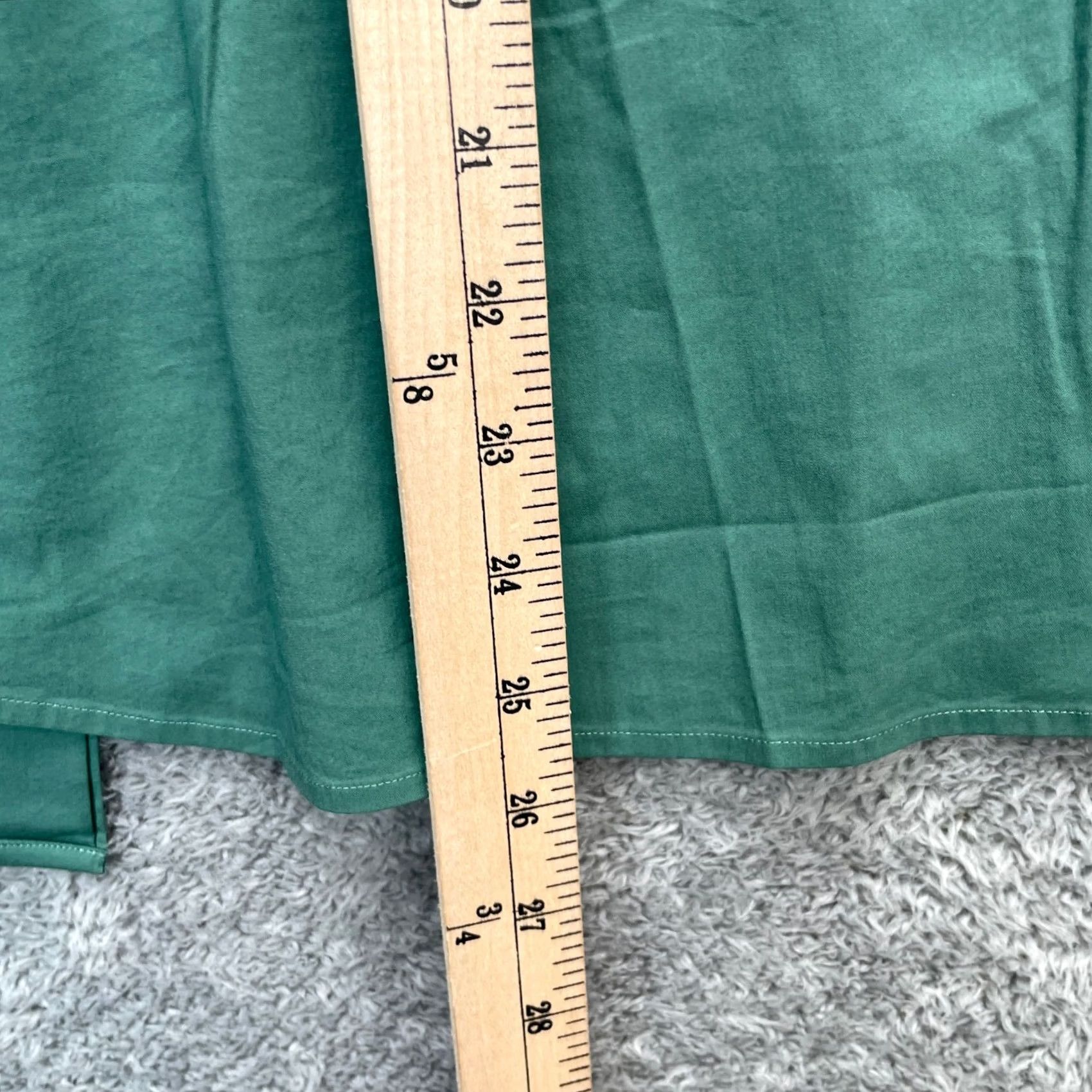 Uniqlo Uniqlo Shirt Mens M Green Button Front Long Sleeve Stretch Cotton Nylon Ble Size US M / EU 48-50 / 2 - 5 Thumbnail
