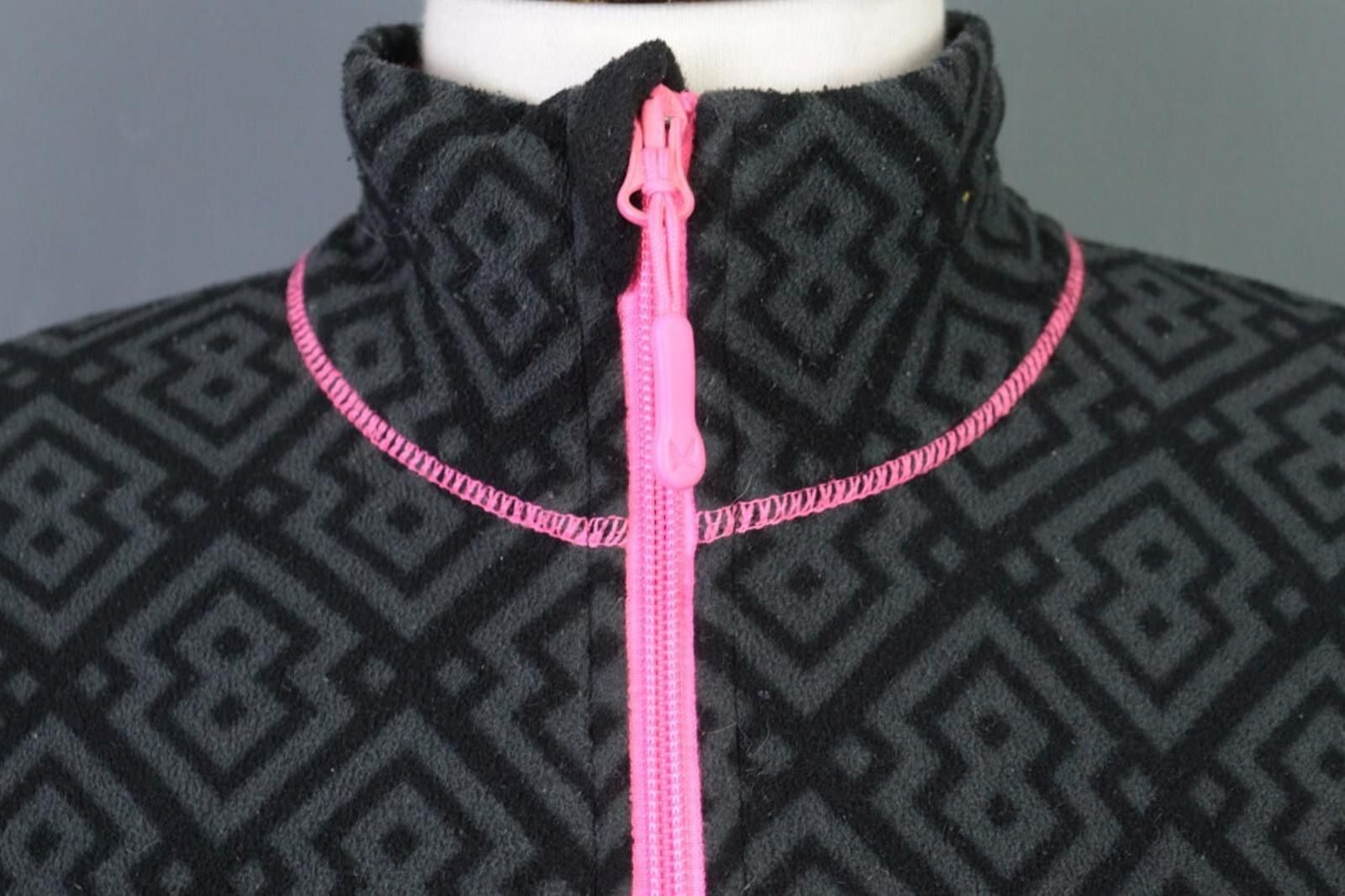 Designer Kari Traa Gray Geoimetric Fair Isle Jacket Size M Size M / US 6-8 / IT 42-44 - 4 Thumbnail