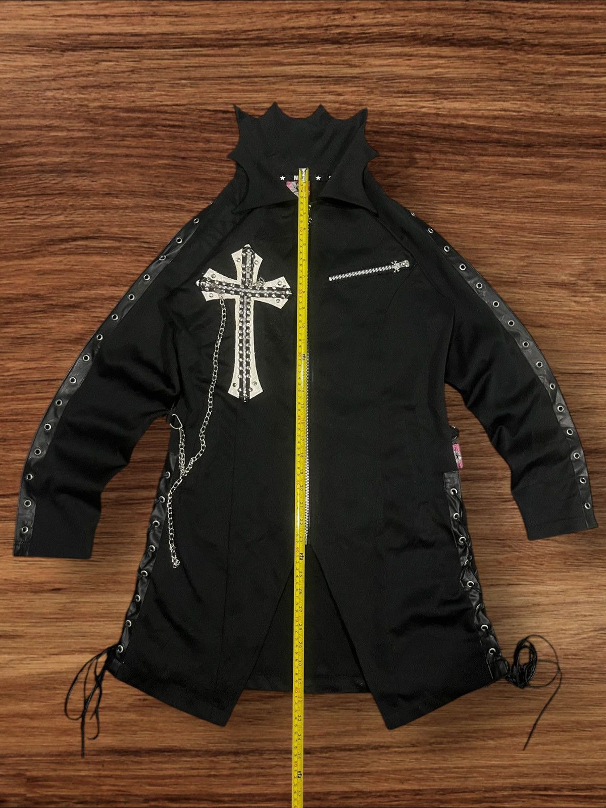 Japanese Brand × Seditionaries Mad Girl Long Black Crosses Gothic Steampunk Dead Soul Coat Size S / US 4 / IT 40 - 17 Thumbnail