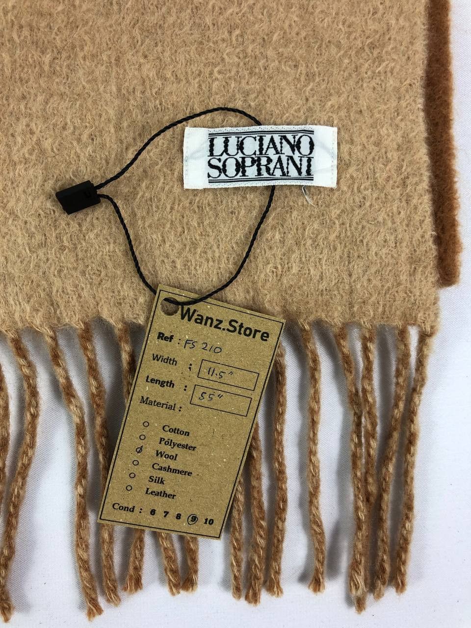 Vintage Luciano Soprani Scarf / Muffler / Neckwear FS210 Size ONE SIZE - 5 Thumbnail