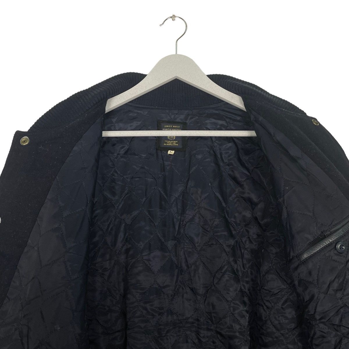 BIGI × Japanese Brand 💥90s BIGI OLD VARSITY ALL BLACK JACKET Size US L / EU 52-54 / 3 - 11 Thumbnail