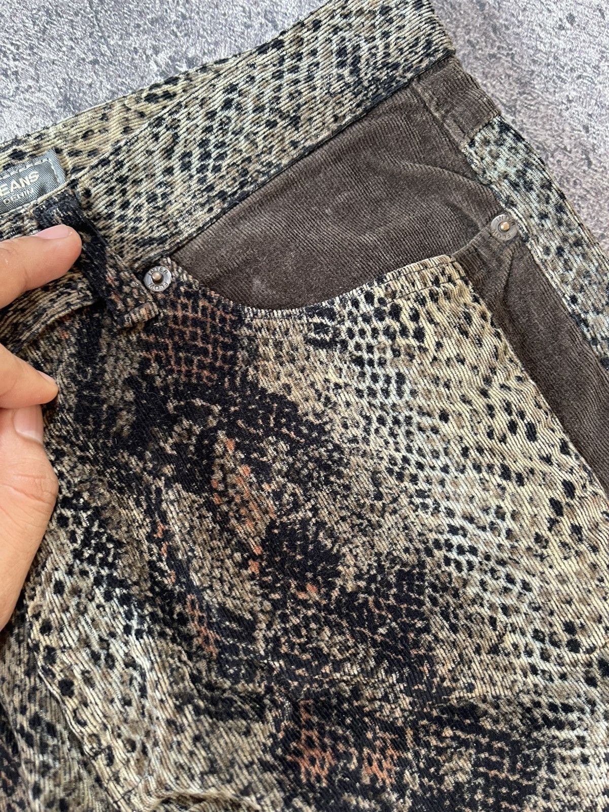 Japanese Brand Y2k interflow snakeskin “tornado mart style” jeans Size US 30 / EU 46 - 13 Thumbnail