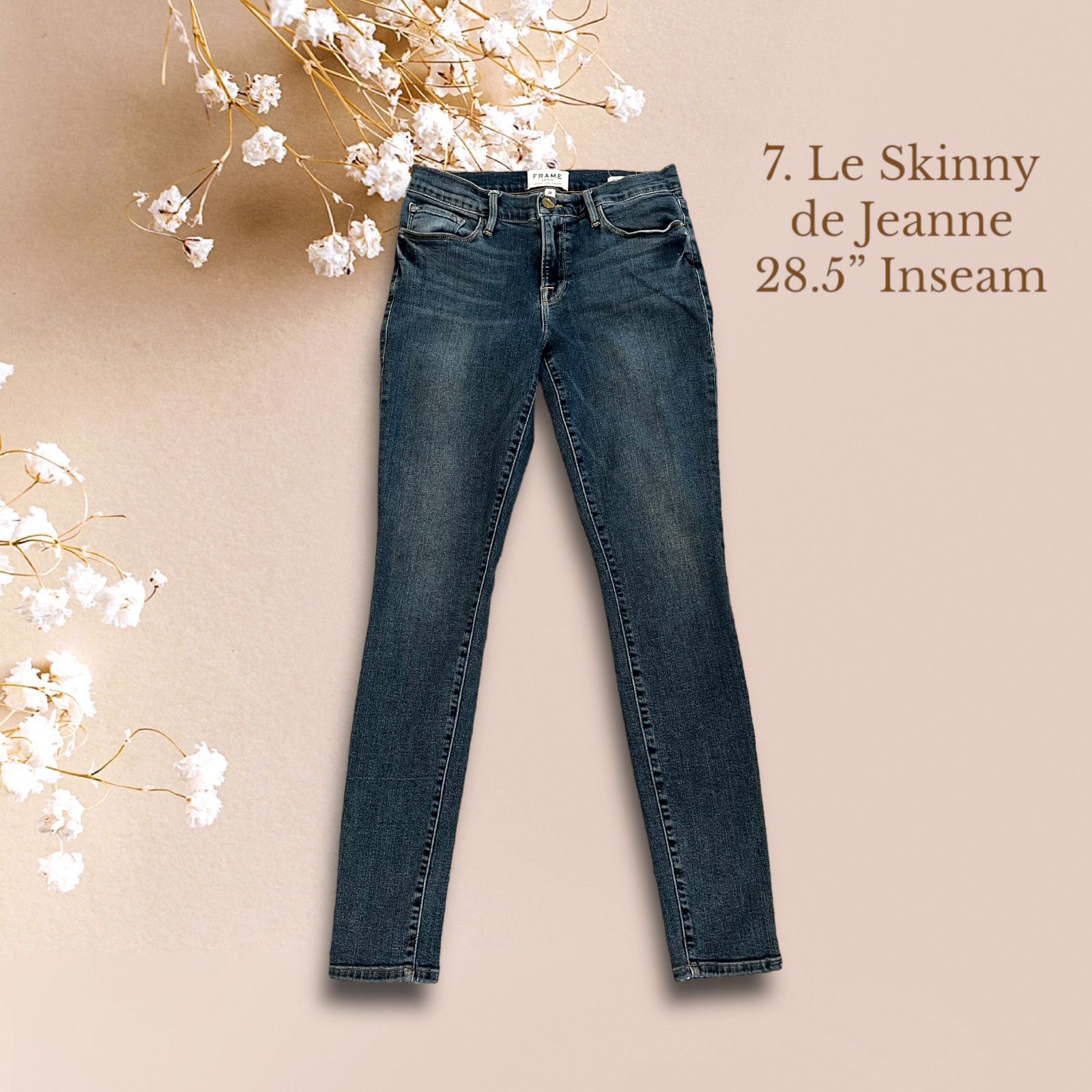 Frame Lot of 8 FRAME Denim Designer Jeans Women’s Size 28” Waist Size 28" / US 6 / IT 42 - 15 Thumbnail