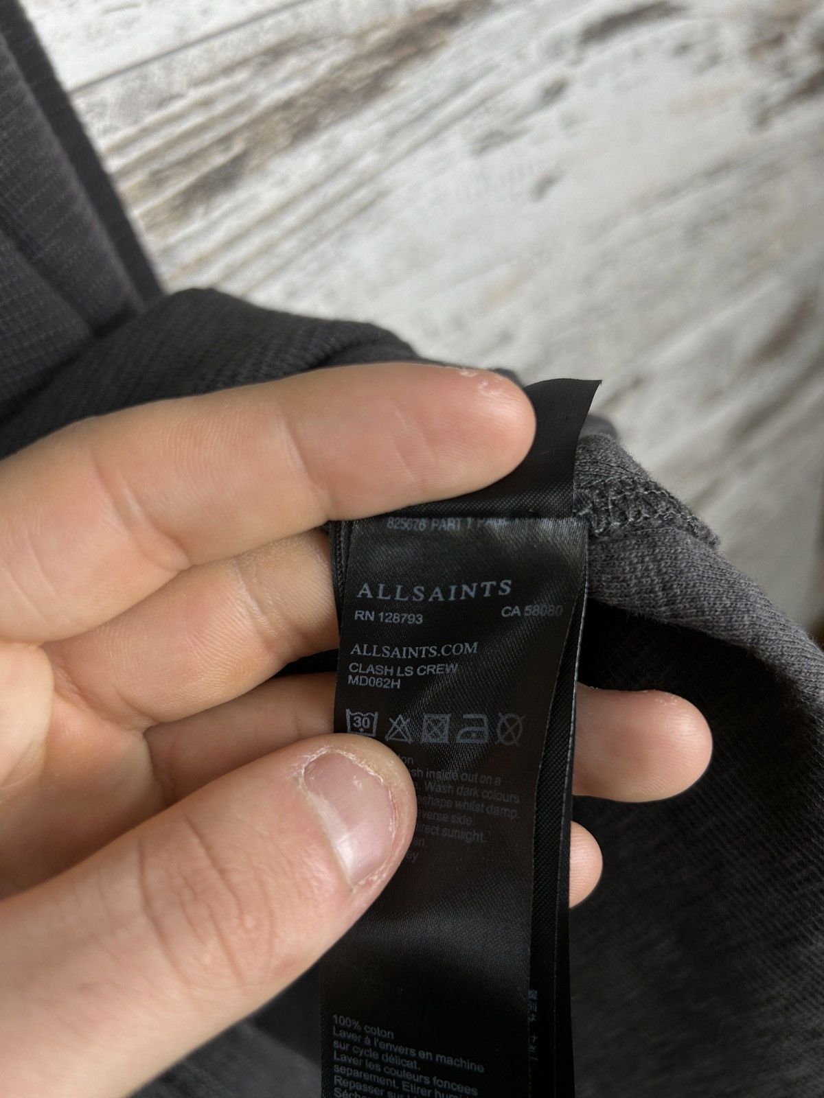 Allsaints × Japanese Brand Mens Vintage AllSaints CLASH LS CREM longsleeve T-shirt y2k Size US S / EU 44-46 / 1 - 7 Thumbnail