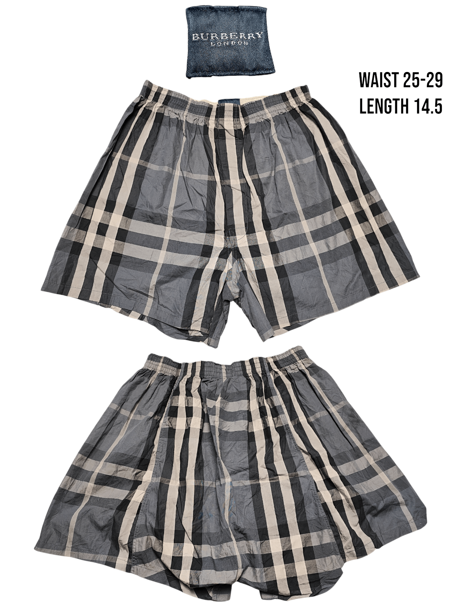 Burberry Burberry Boxer Short Pants Underwear Size 25-29 Size US 28 / EU 44 - 1 Thumbnail
