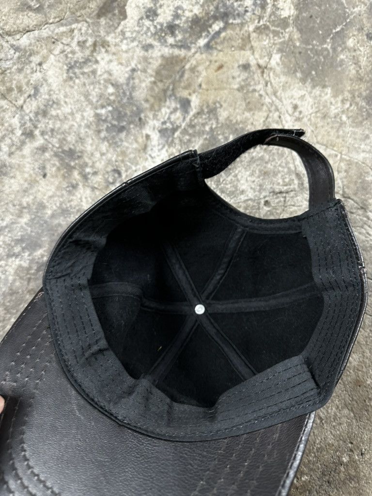 Vintage 90s Vintage Leather Cap Kanye West Size ONE SIZE - 4 Thumbnail