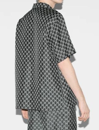 Gucci o1loc1c0226 794907 Printed Silk Shirt in Multicolor Size US S / EU 44-46 / 1 - 3 Thumbnail