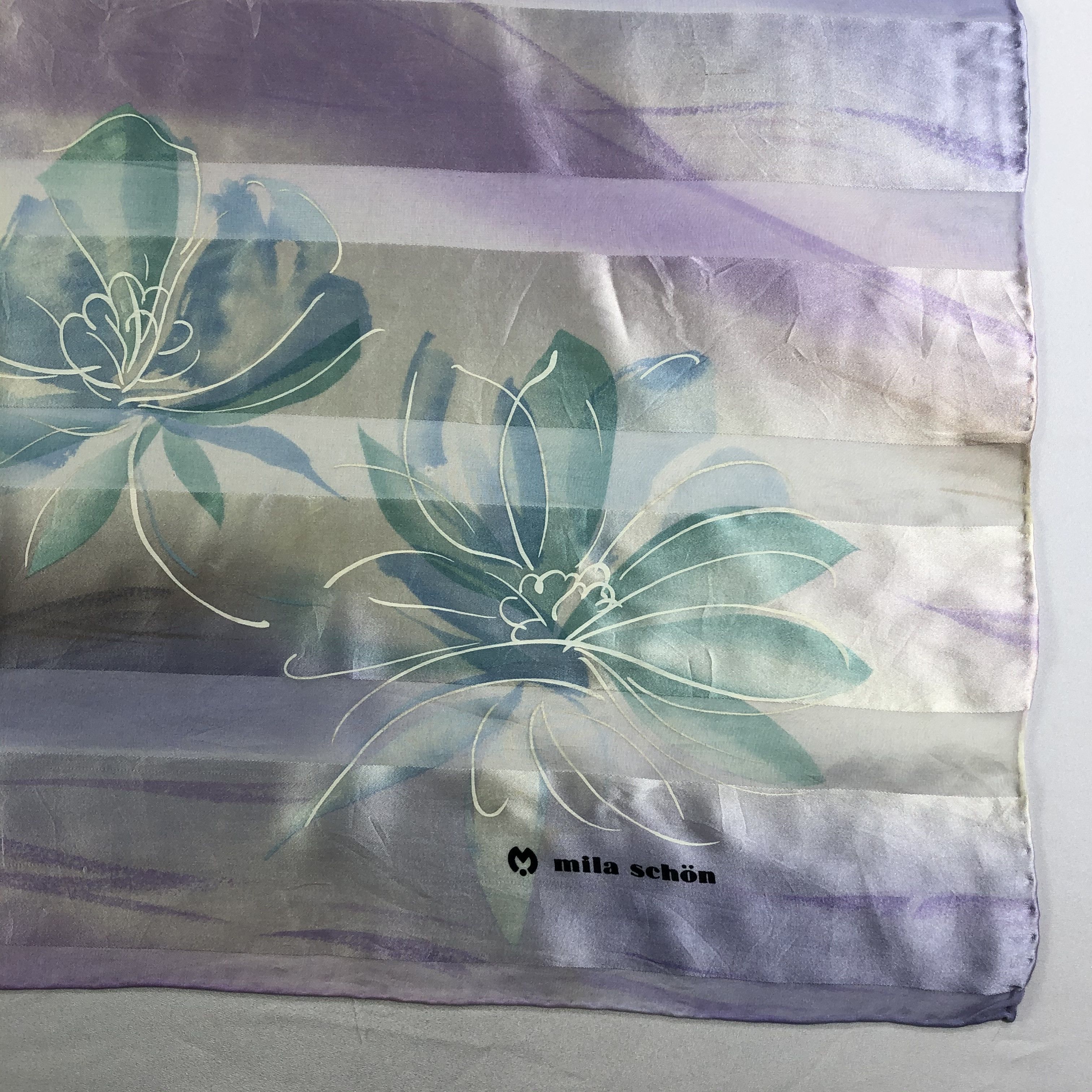 Mila Schon × Vintage Vintage Mila Schon Silk Scarf Size ONE SIZE - 3 Thumbnail