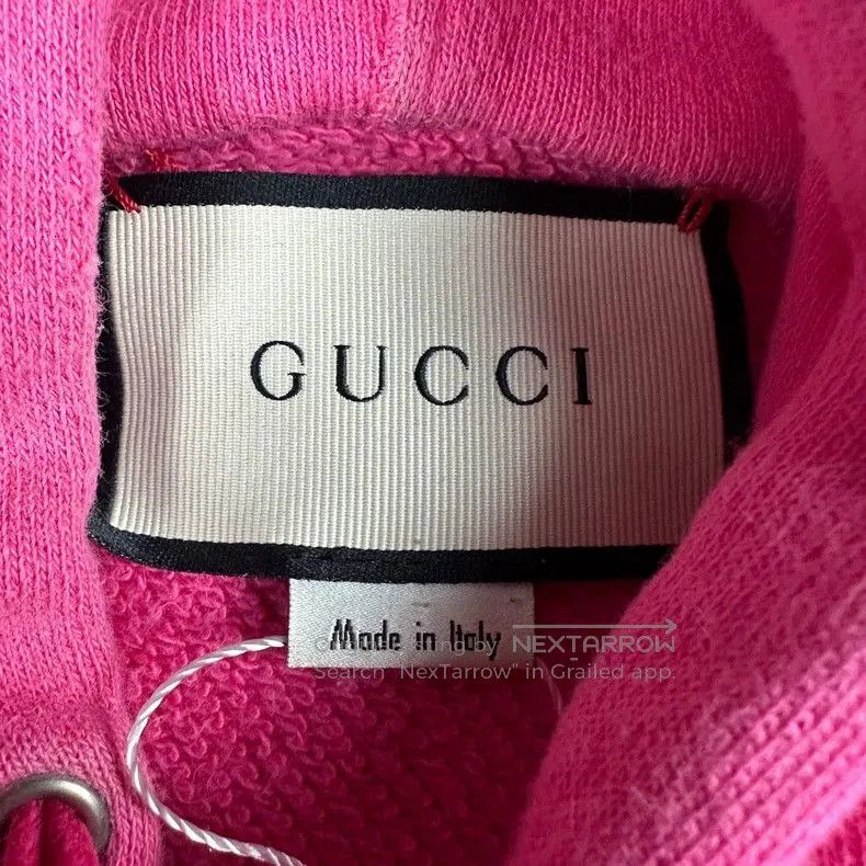 Gucci Gucci Pink Hoodie with Logo Design. Size US S / EU 44-46 / 1 - 3 Thumbnail