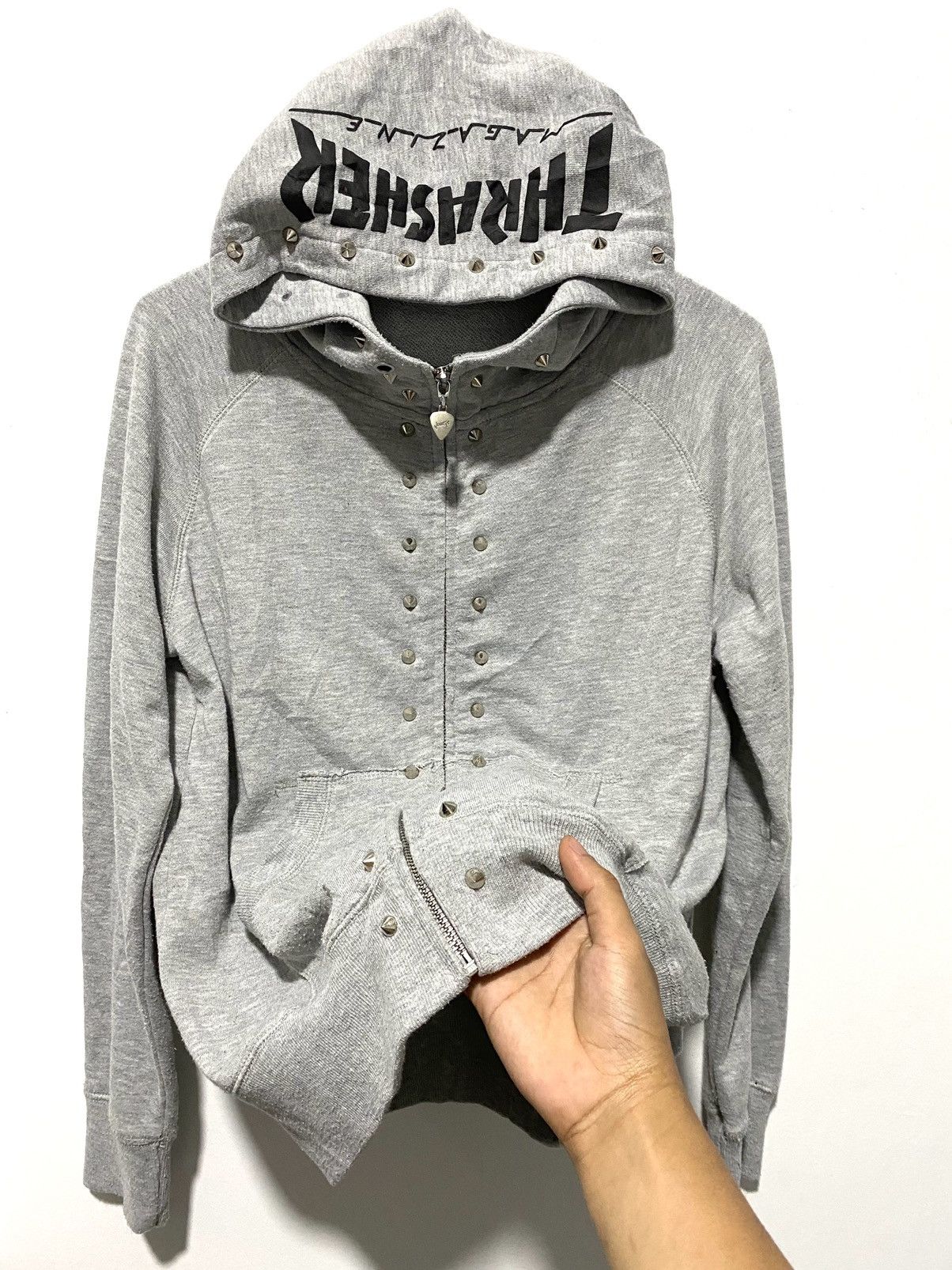 Thrasher Jouetie x Thrasher Magazine With Studded zipper Hoodie Size US S / EU 44-46 / 1 - 2 Thumbnail