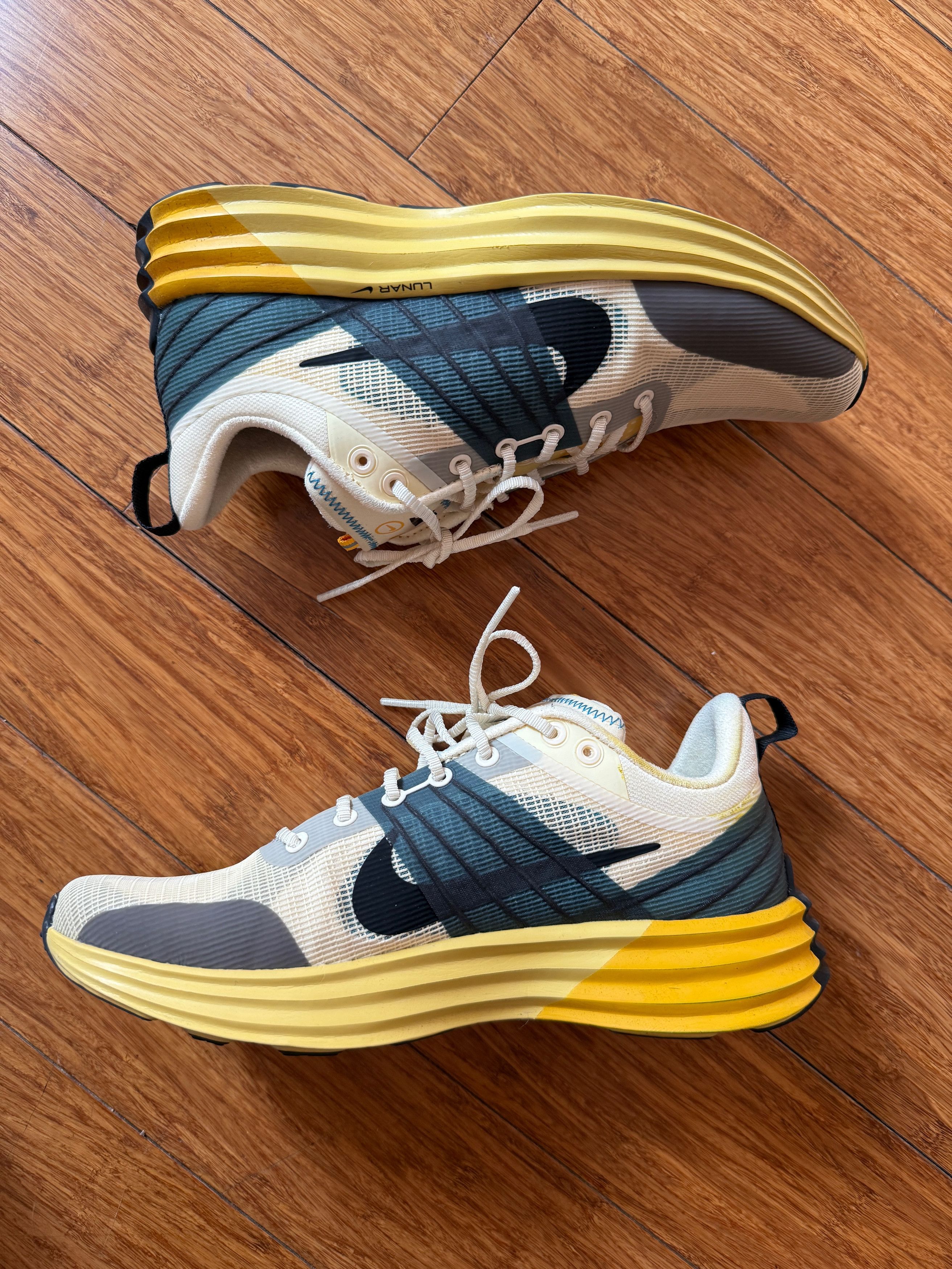 Nike Lunar Roam Alabaster Black Lemon Drop Size US 6.5 / EU 39-40 - 4 Thumbnail