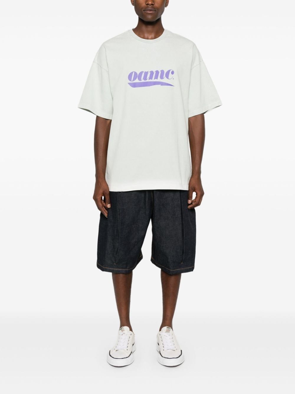 OAMC o1y0225 Logo Crewneck T-Shirt in Light Green Size US S / EU 44-46 / 1 - 5 Thumbnail