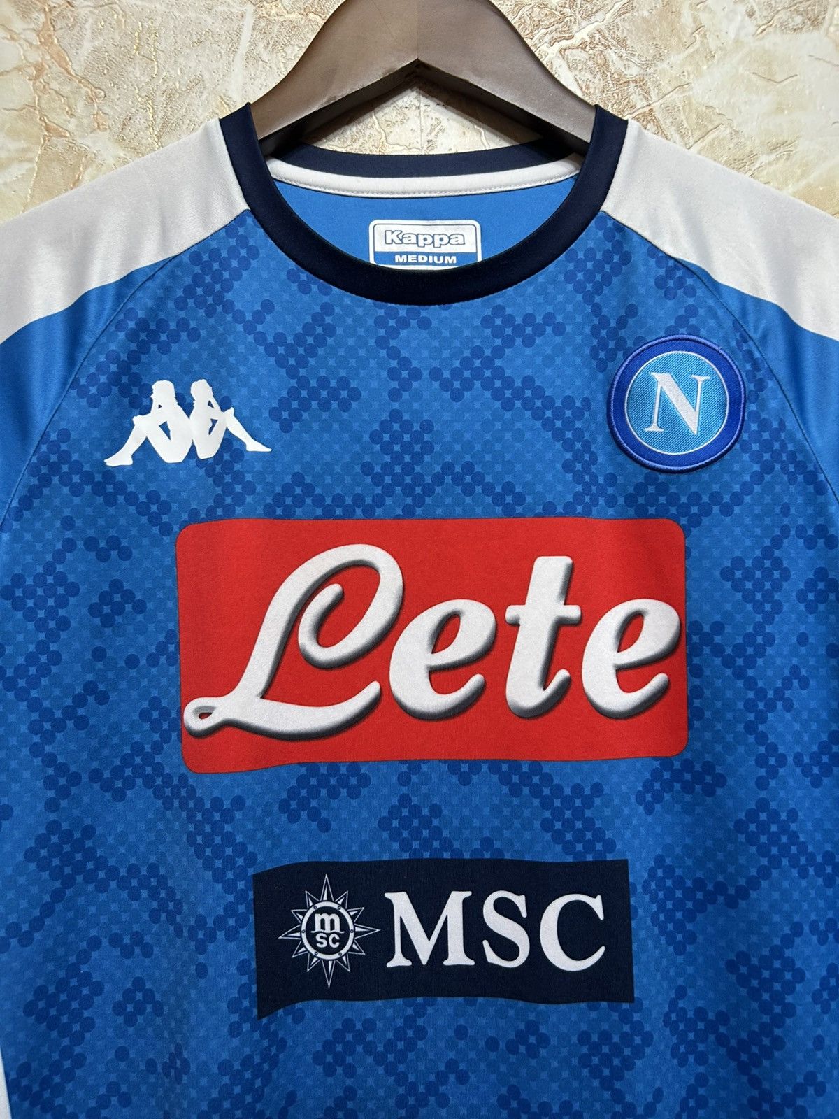 Kappa SCC Napoli 2019/2020 Kappa Soccer Jersey Football Shirt M Size US M / EU 48-50 / 2 - 3 Thumbnail