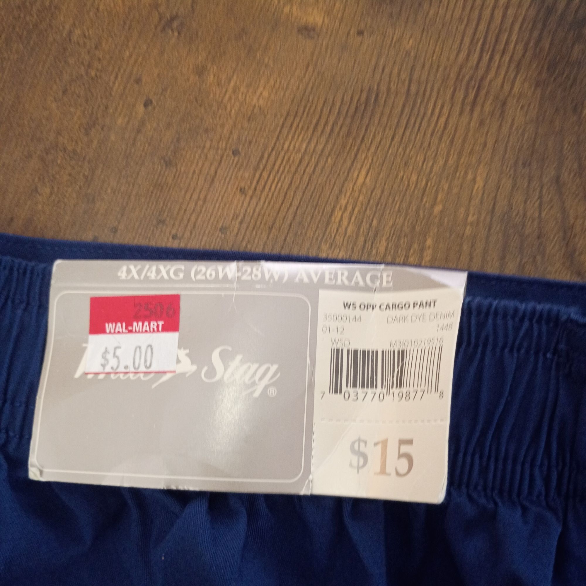 Other White Stag Womens Plus Size 4X Cargo Pants Stretch Elastic W Size 26" / US 2 / IT 38 - 4 Thumbnail