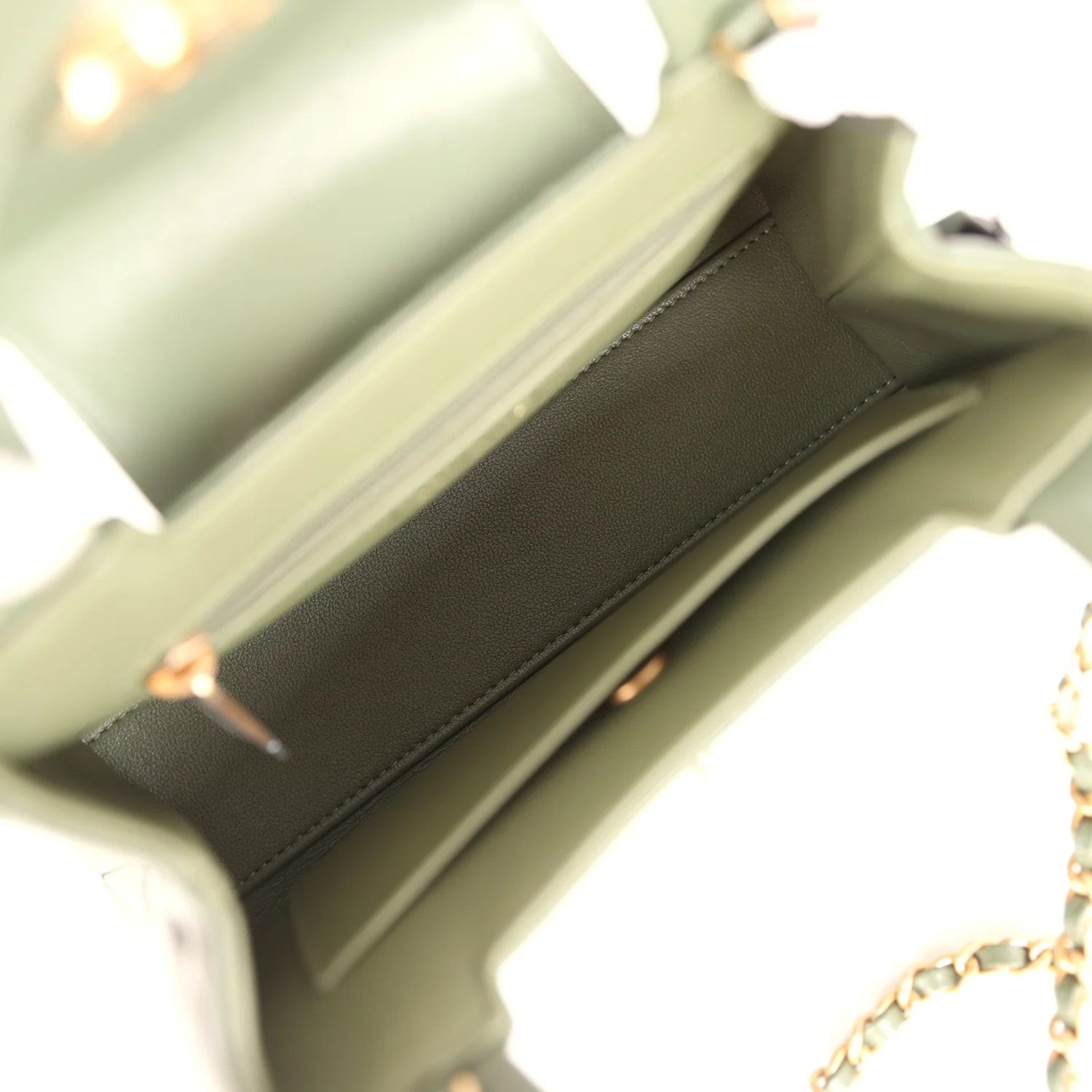 Chanel os11x0326 Size: OS / Small Kelly Shopper Bag in Green Size ONE SIZE - 7 Thumbnail