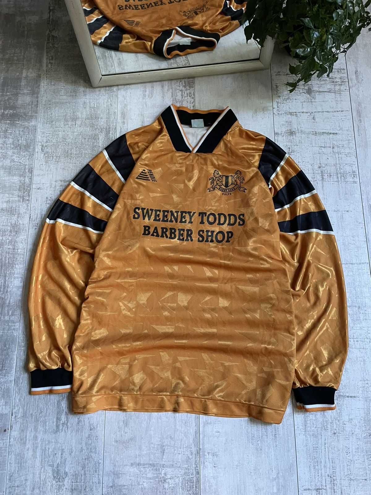 Vintage Vintage 90’s Pendle Barry Road Football Long Sleeve Jersey Size US M / EU 48-50 / 2 - 1 Thumbnail