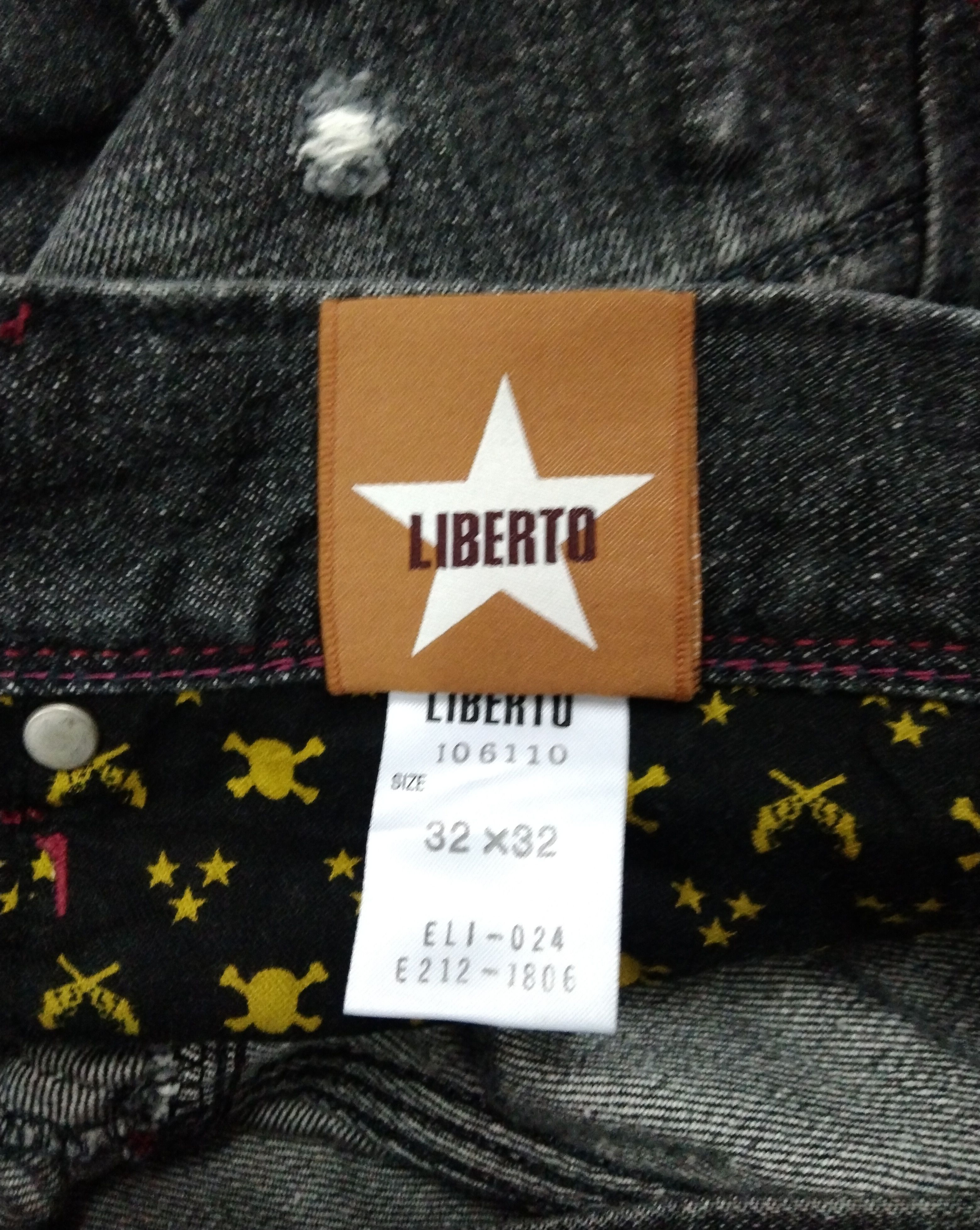Japanese Brand SICK RIPED WASHED BLACK LIBERTO DENIM PANTS Size US 32 / EU 48 - 9 Thumbnail