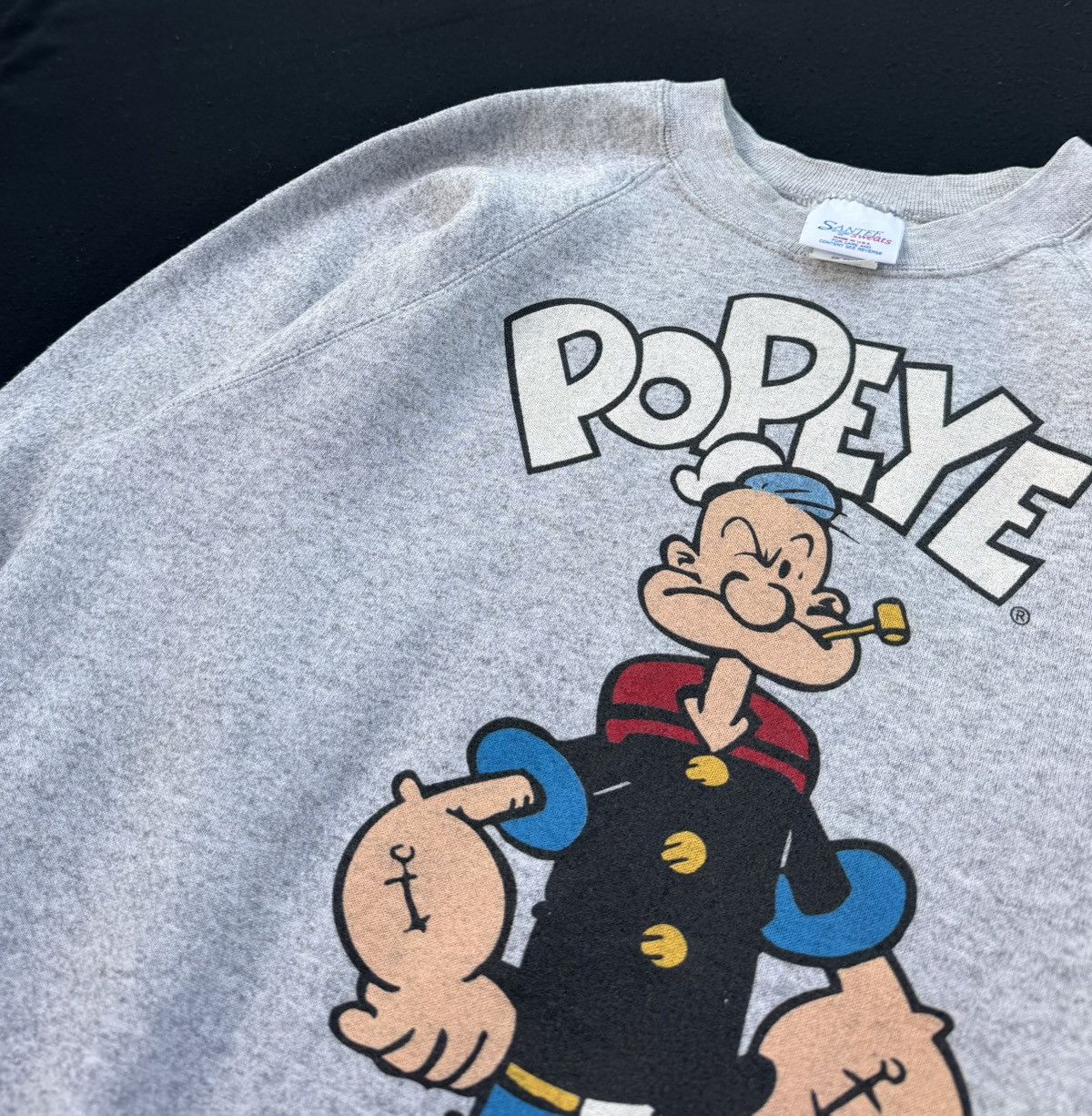 Vintage Vintage 1993 Popeye Sweatshirt SANTEE USA Cartoon Crewneck Size US M / EU 48-50 / 2 - 5 Thumbnail