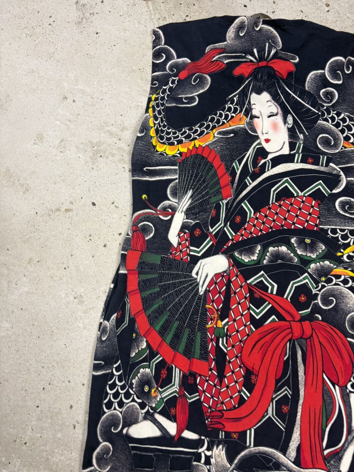 Love Moschino Love Moschino Geisha Japanese Dragon Print Dress Size M / US 6-8 / IT 42-44 - 14 Thumbnail