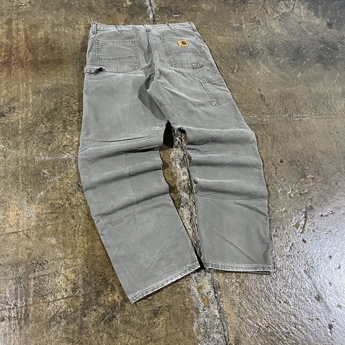 Carhartt × Vintage Vintage Carhartt Flannel Lined Workwear Carpenter Pants Size US 38 / EU 54 - 3 Thumbnail
