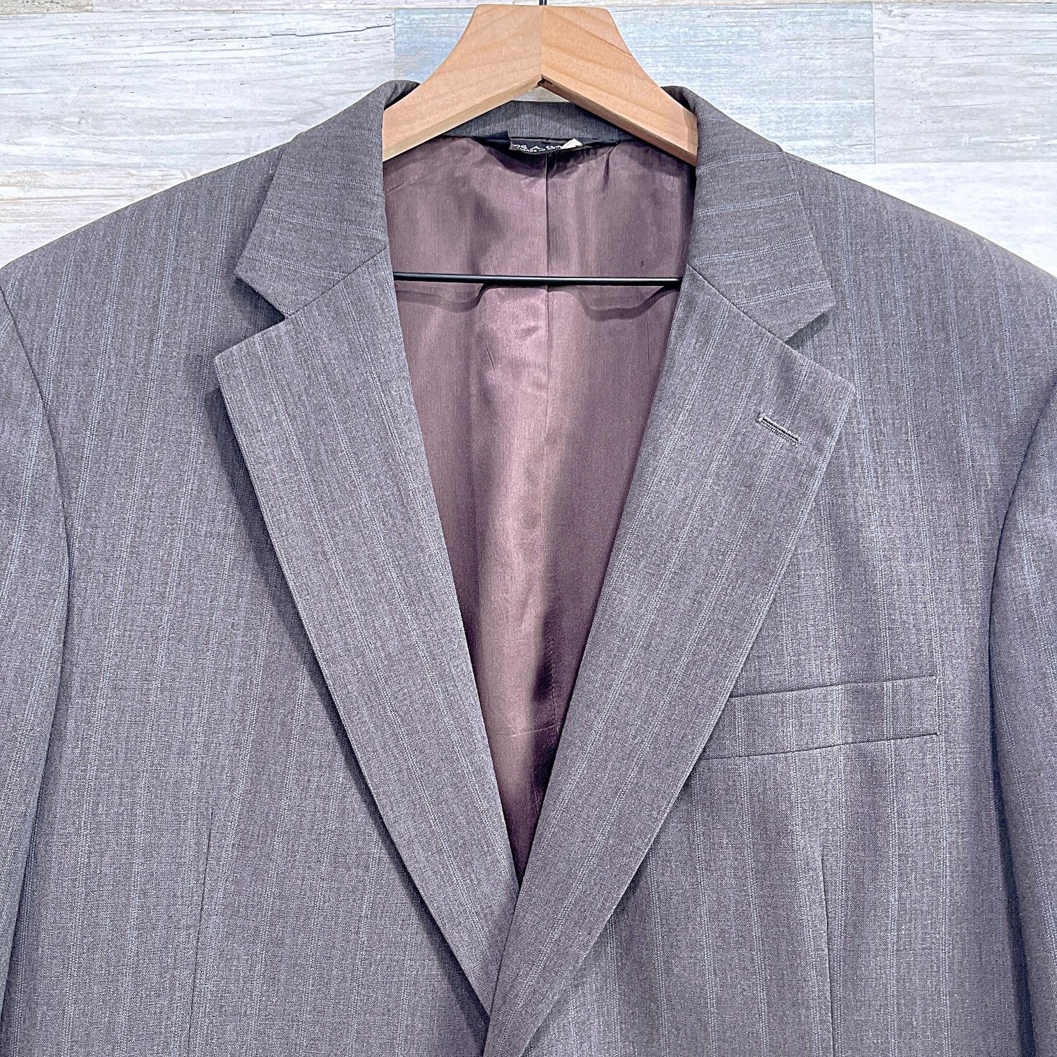 Jos. A. Bank Jos A Bank Wool 2 Piece Suit Taupe Brown Mens 43L Jacket 37L Size 42L - 3 Thumbnail
