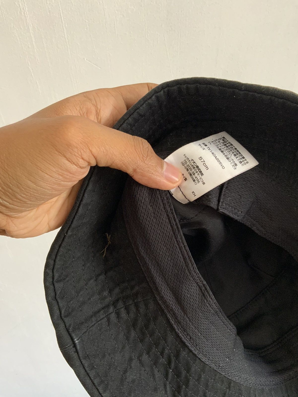 Japanese Brand Top Valu Fade Black Outdoor Bucket Hat Size ONE SIZE - 9 Thumbnail