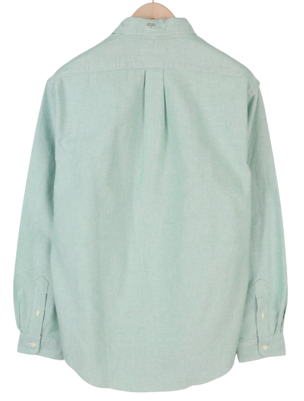 Ralph Lauren L Green Button-Down Neck Custom Fit Logo 87035 Size US L / EU 52-54 / 3 - 2 Thumbnail