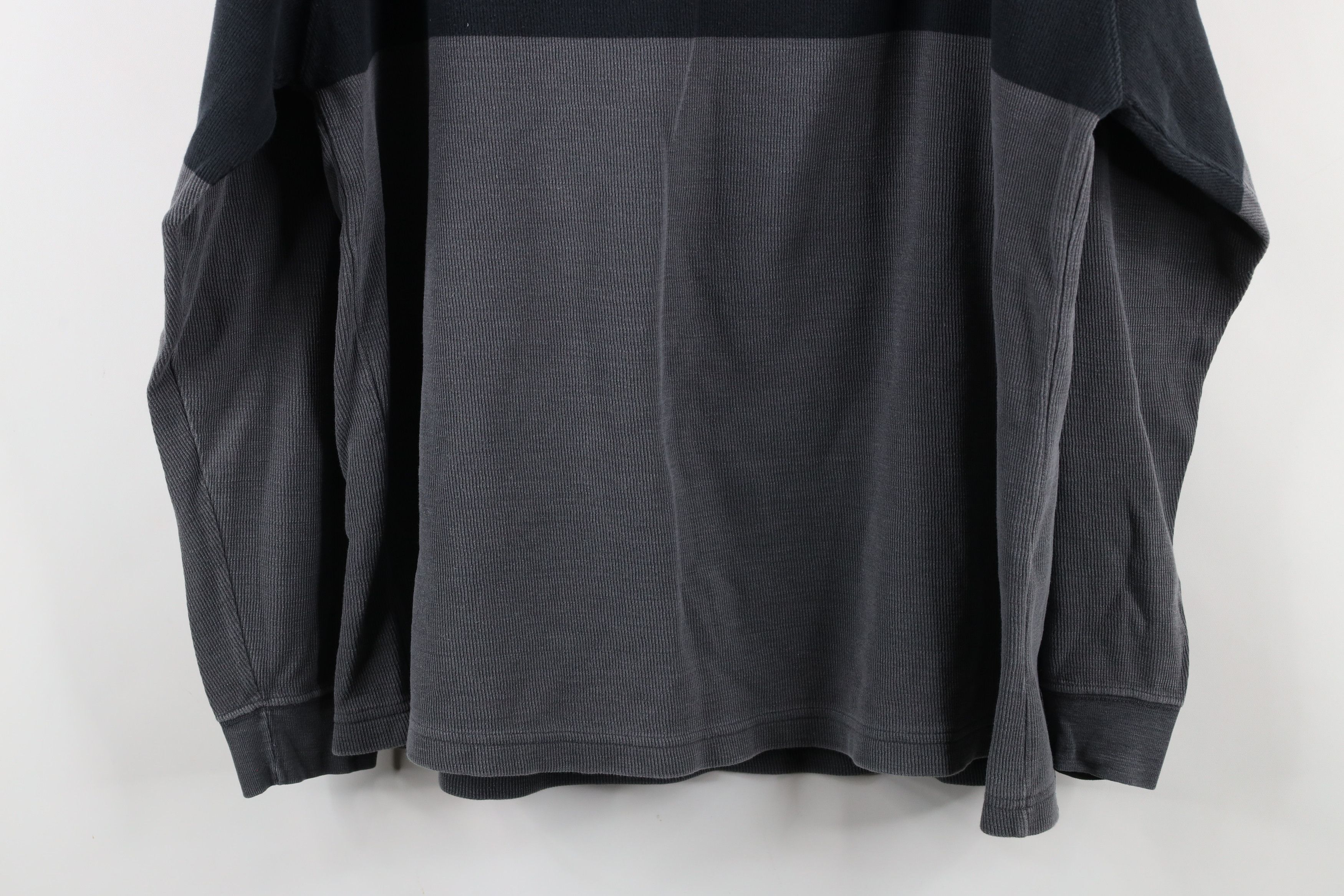 Vintage Vintage 90s Streetwear Block Ribbed Knit Long Sleeve T-Shirt Size US XL / EU 56 / 4 - 10 Thumbnail