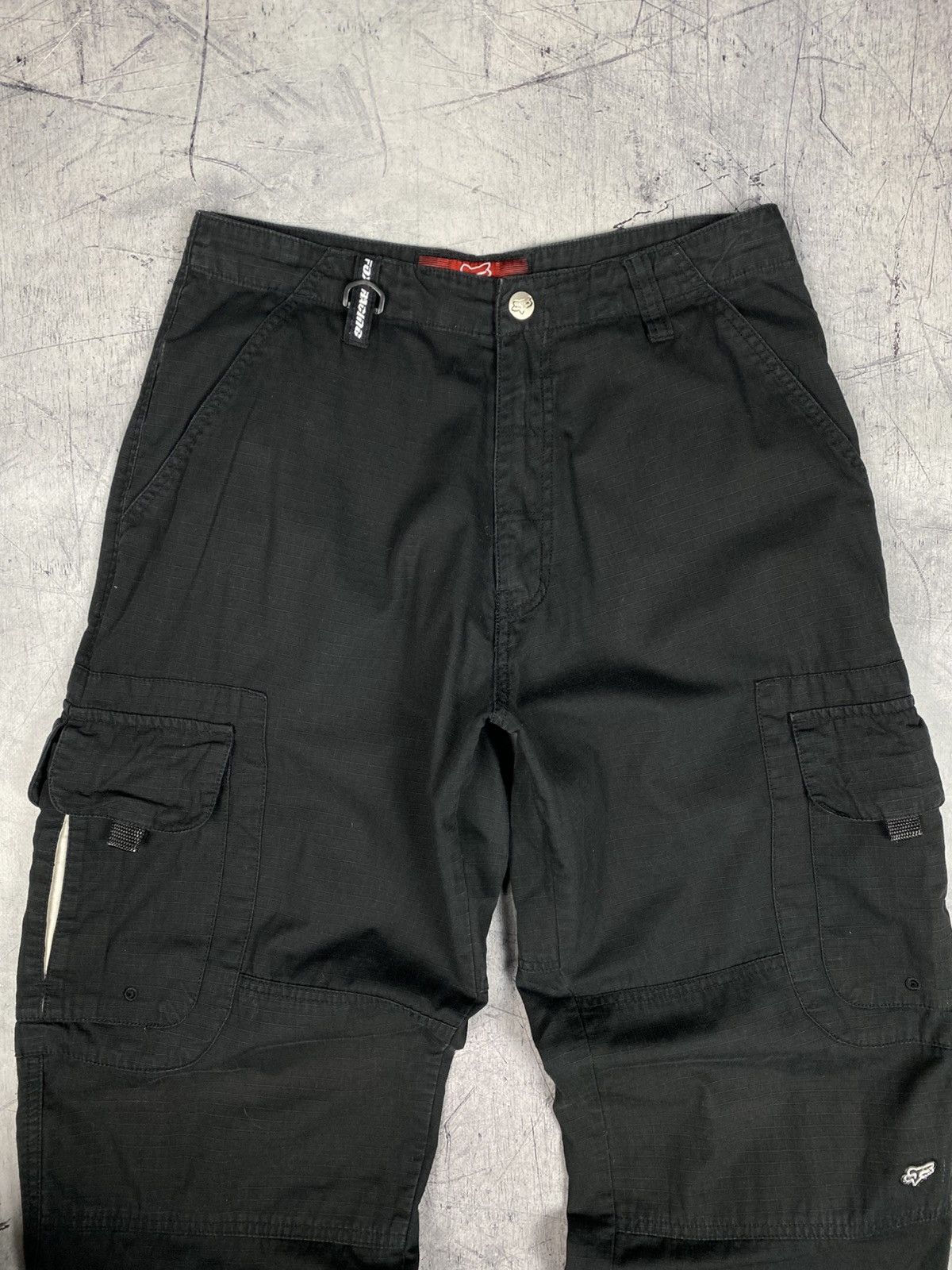 Fox Racing Fox Racing Black Cargo Pants Size 30 Y2K Made In Hong Kong Size US 30 / EU 46 - 11 Thumbnail