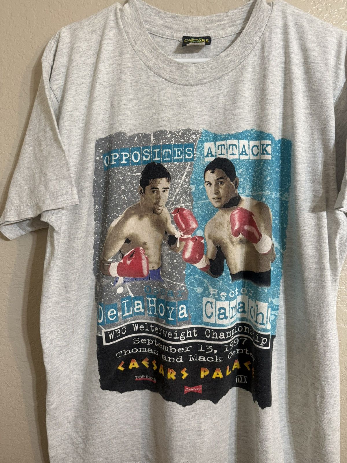 Other 1997 Oscar De La Hoya Vs Hector Camacho T-Shirt Mens Size US L / EU 52-54 / 3 - 2 Thumbnail