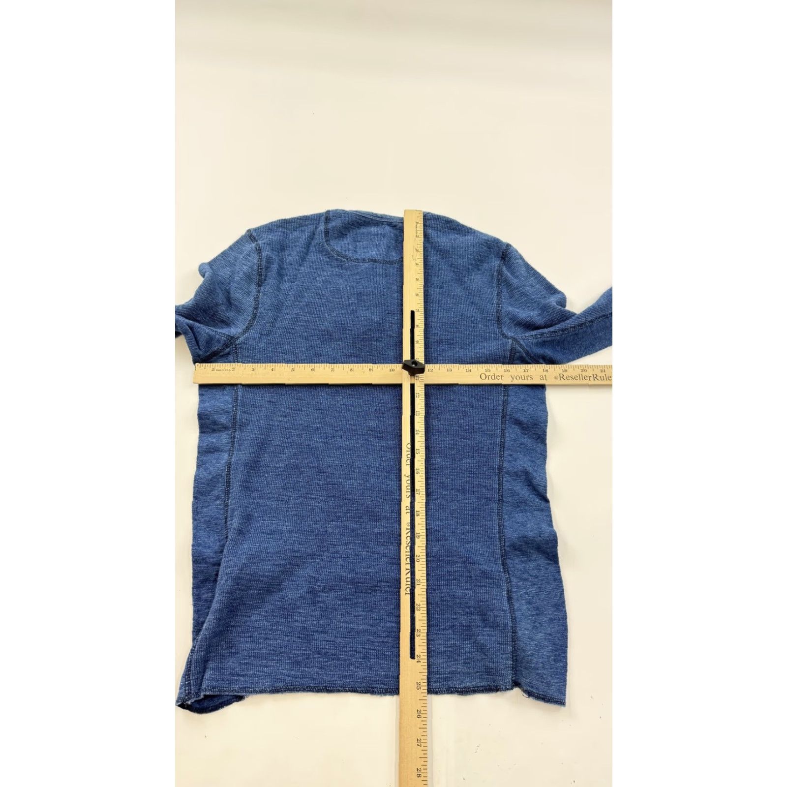 Lucky Brand Lucky Brand Shirt Mens Medium Blue Thermal Lived In Henley Long Sleeve Top Size US M / EU 48-50 / 2 - 7 Thumbnail