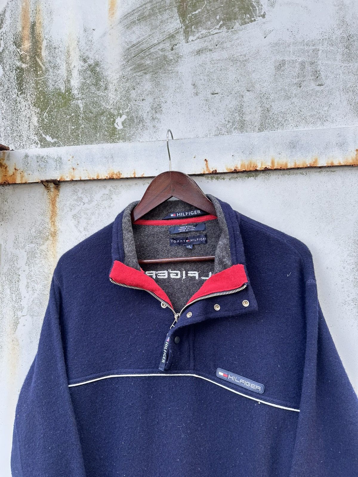 Tommy Hilfiger Tommy Hilfiger Wool Pullover Jacket Size US M / EU 48-50 / 2 - 4 Thumbnail