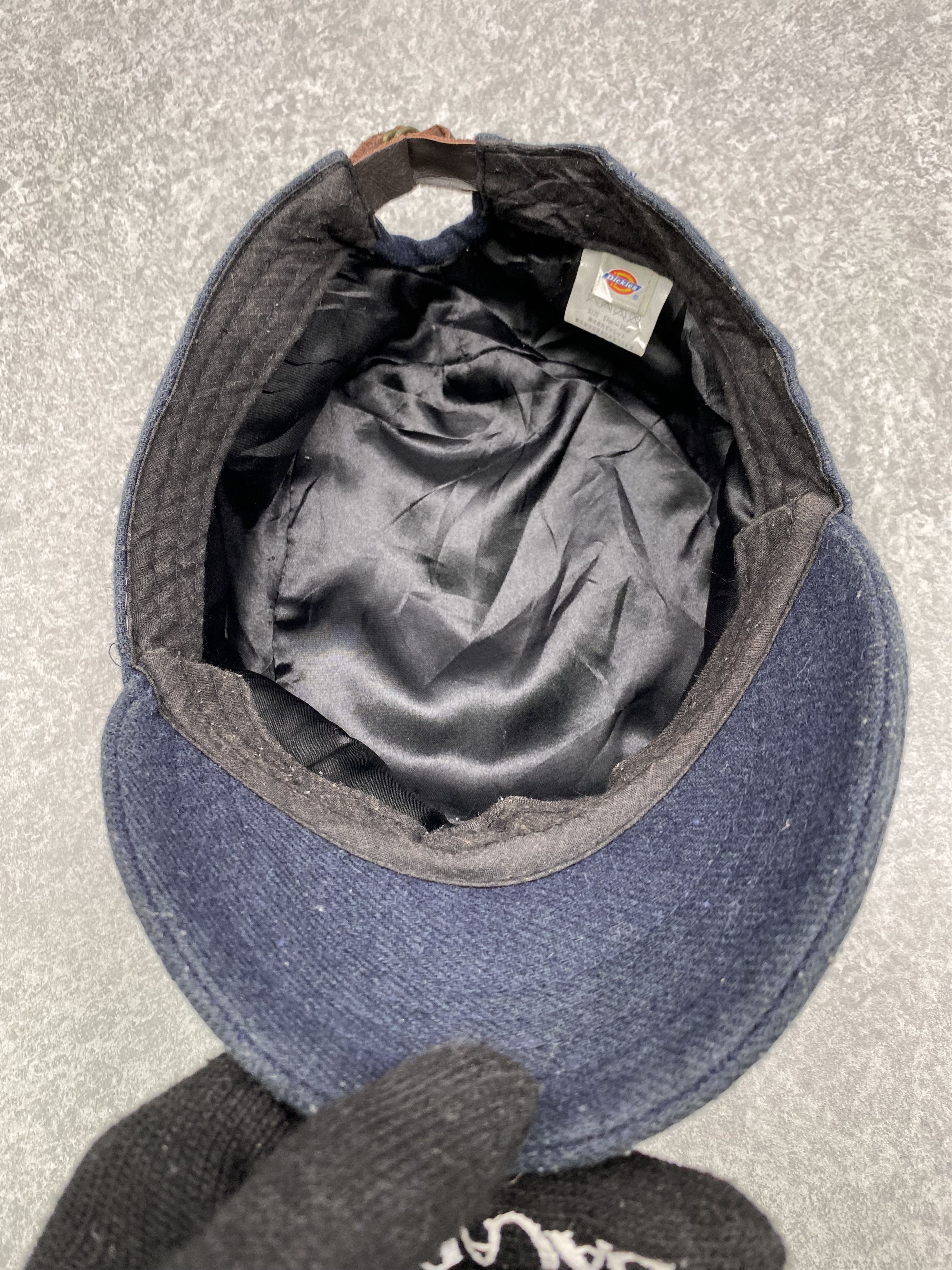 Dickies Leather Strap Back Hat Cap