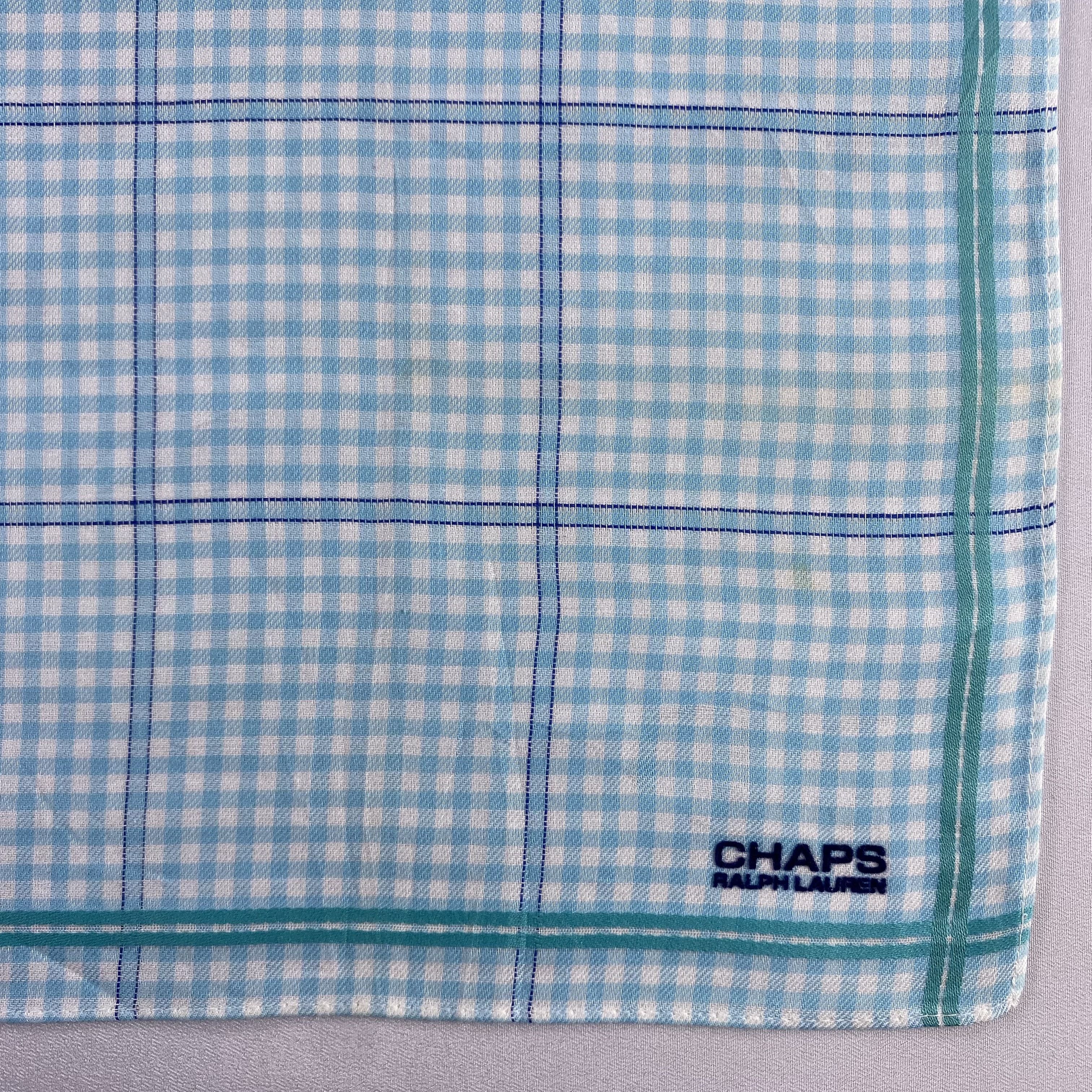 Chaps Ralph Lauren × Vintage Chaps Ralph Lauren Handkerchief / Neckerchief-P1300 Size ONE SIZE - 3 Thumbnail