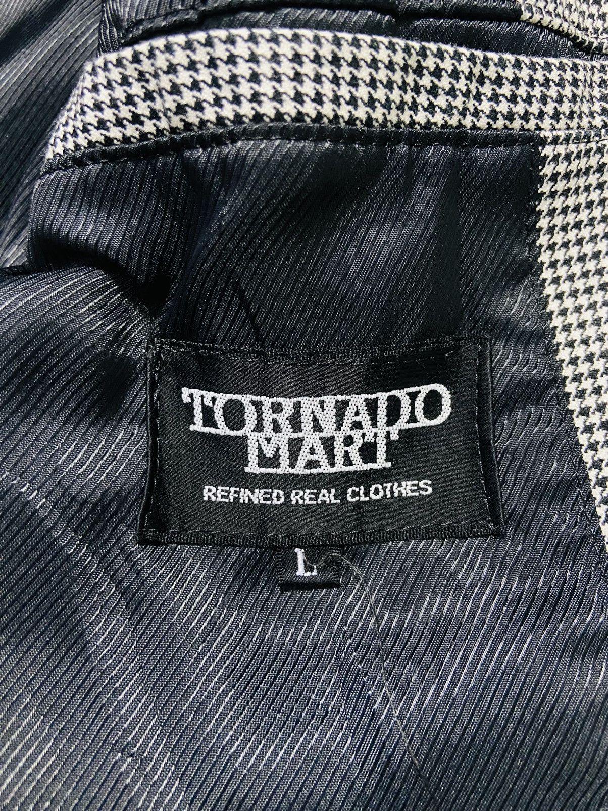 Tornado Mart Vintage Tornado Mart Houndstooth Trench Coat Size US M / EU 48-50 / 2 - 12 Thumbnail