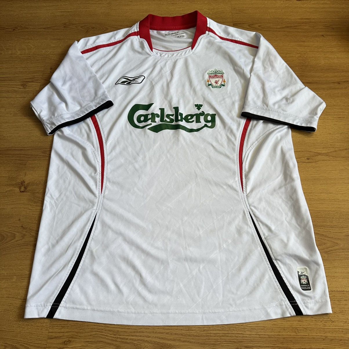 Reebok Liverpool 2005 - 2006 away football shirt jersey Reebok Size US XL / EU 56 / 4 - 1 Thumbnail