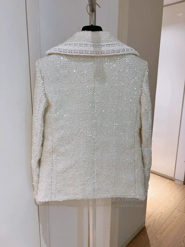 Chanel Chanel White sequin jacket Size XS / US 0-2 / IT 36-38 - 3 Thumbnail