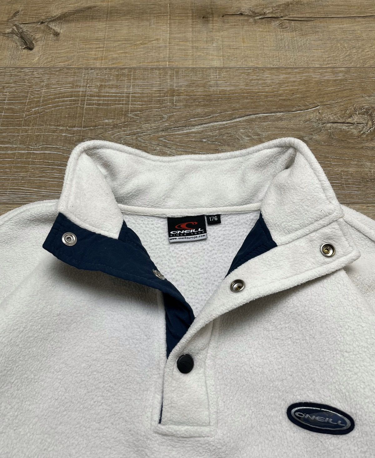 O'Neill Vintage O’Neill 1/4 Big Logo Fleece Pullover 00s Size US M / EU 48-50 / 2 - 6 Thumbnail