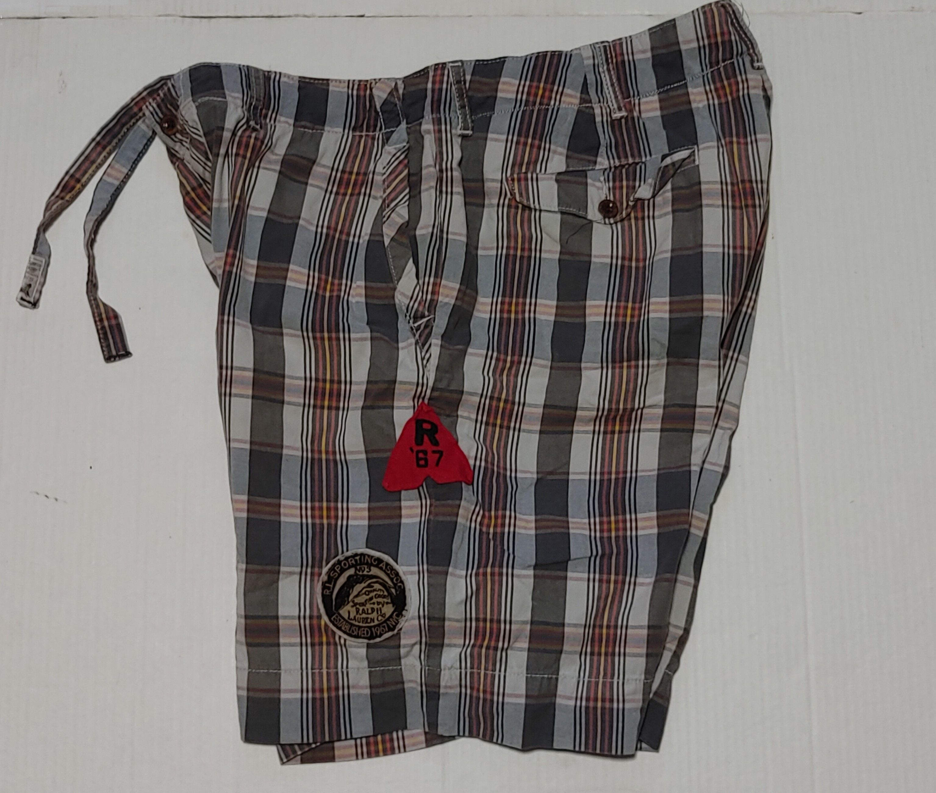 Polo Ralph Lauren × Vintage Polo Ralp Lauren Vintage Madras Patchwork Fishing Shorts Size US 36 / EU 52 - 3 Thumbnail