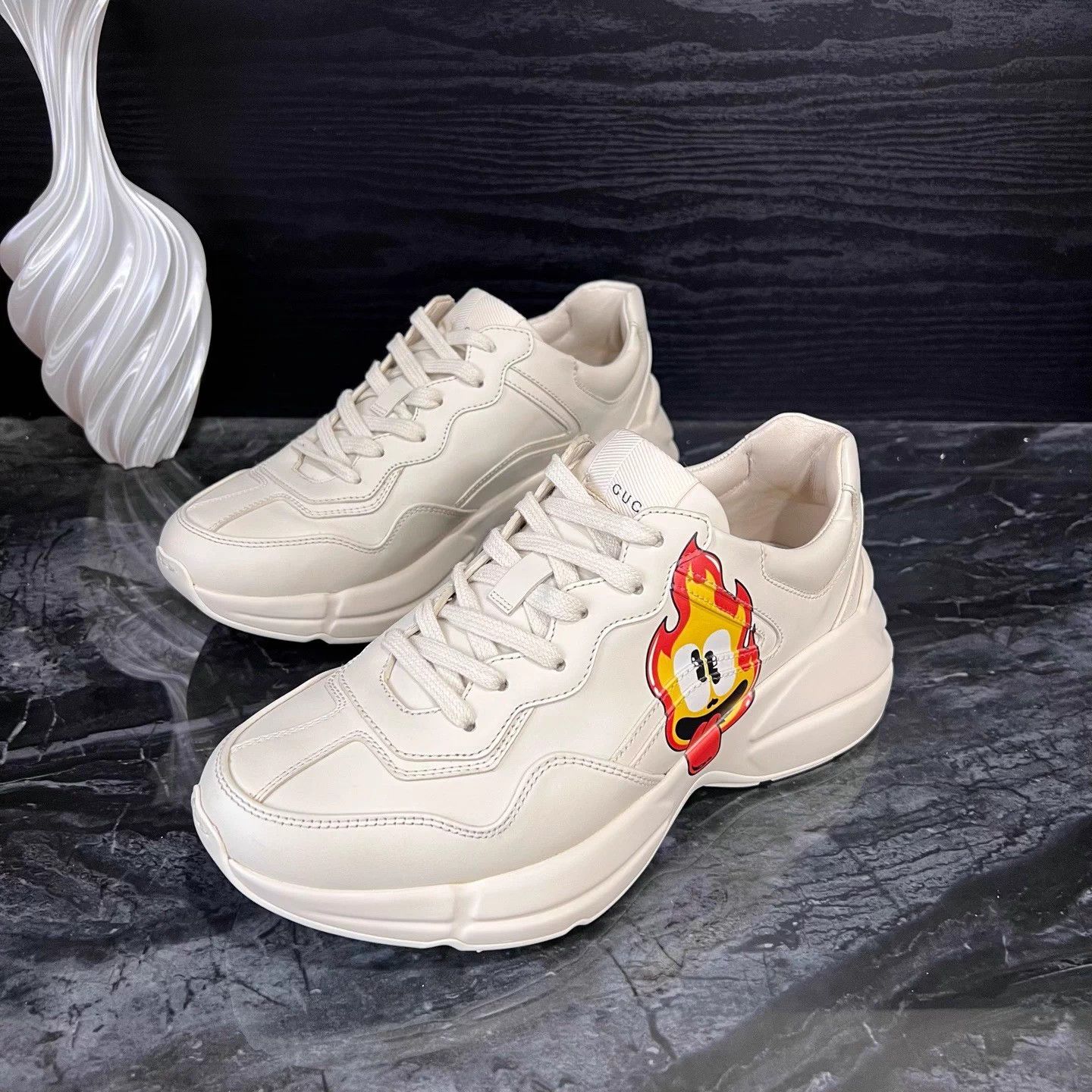 Gucci Gucci cartoon flame dad shoe EU39.5 Size US 6.5 / EU 39-40 - 1 Thumbnail