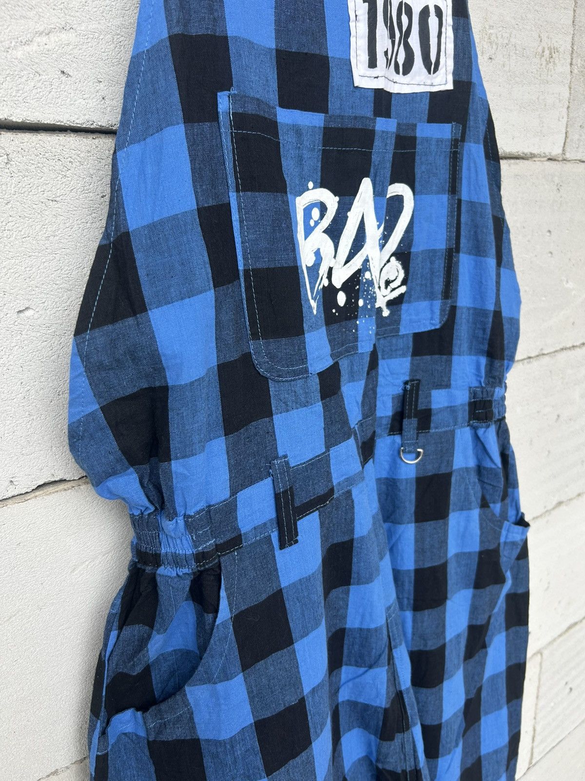 Hysteric Glamour Super Lovers Tokyo Blue Checkered Coverall Size US 32 / EU 48 - 7 Thumbnail
